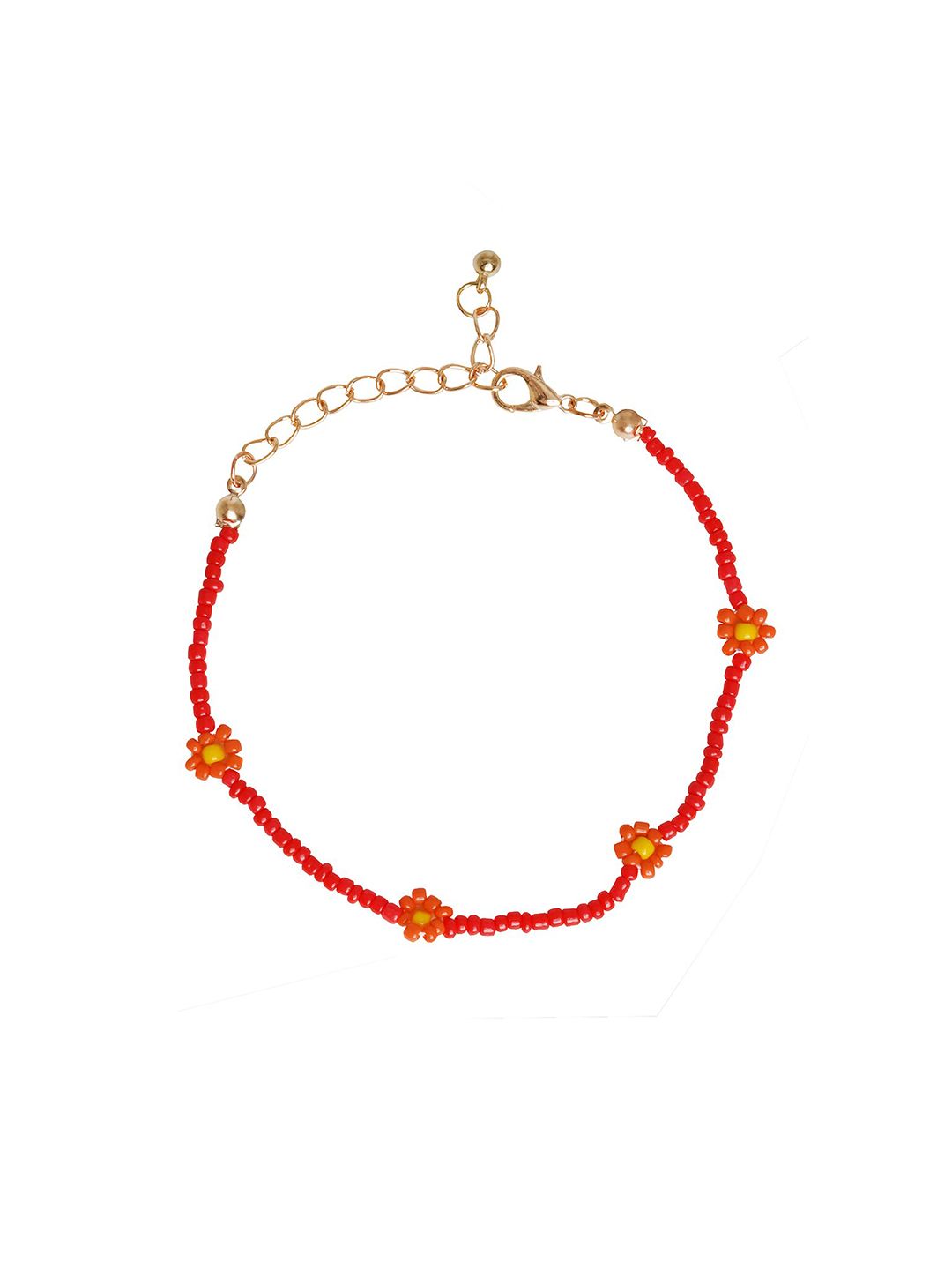 JOKER & WITCH Red Link Bracelet Price in India