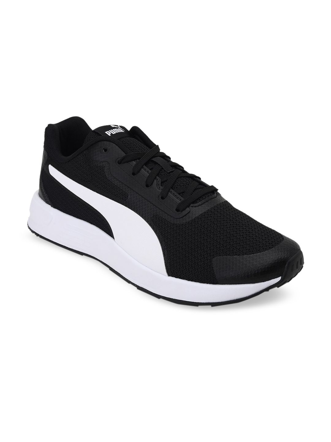Puma Unisex Black & White Colourblocked Sneakers Price in India