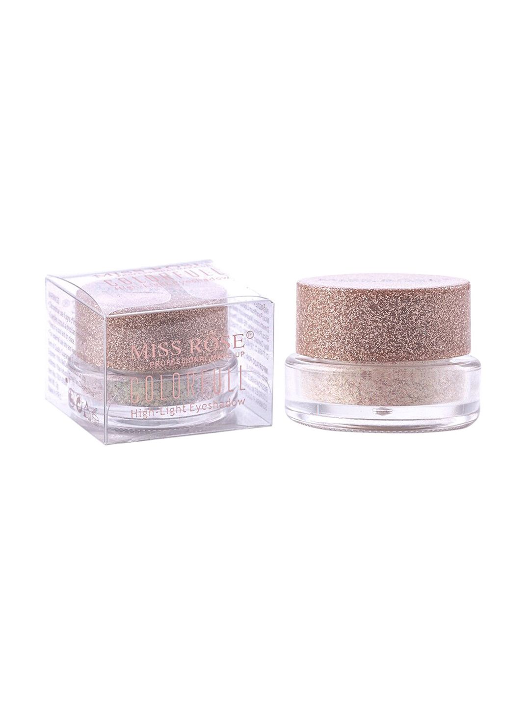 MISS ROSE Single Glitter Eyeshadow - P For Pink Price in India