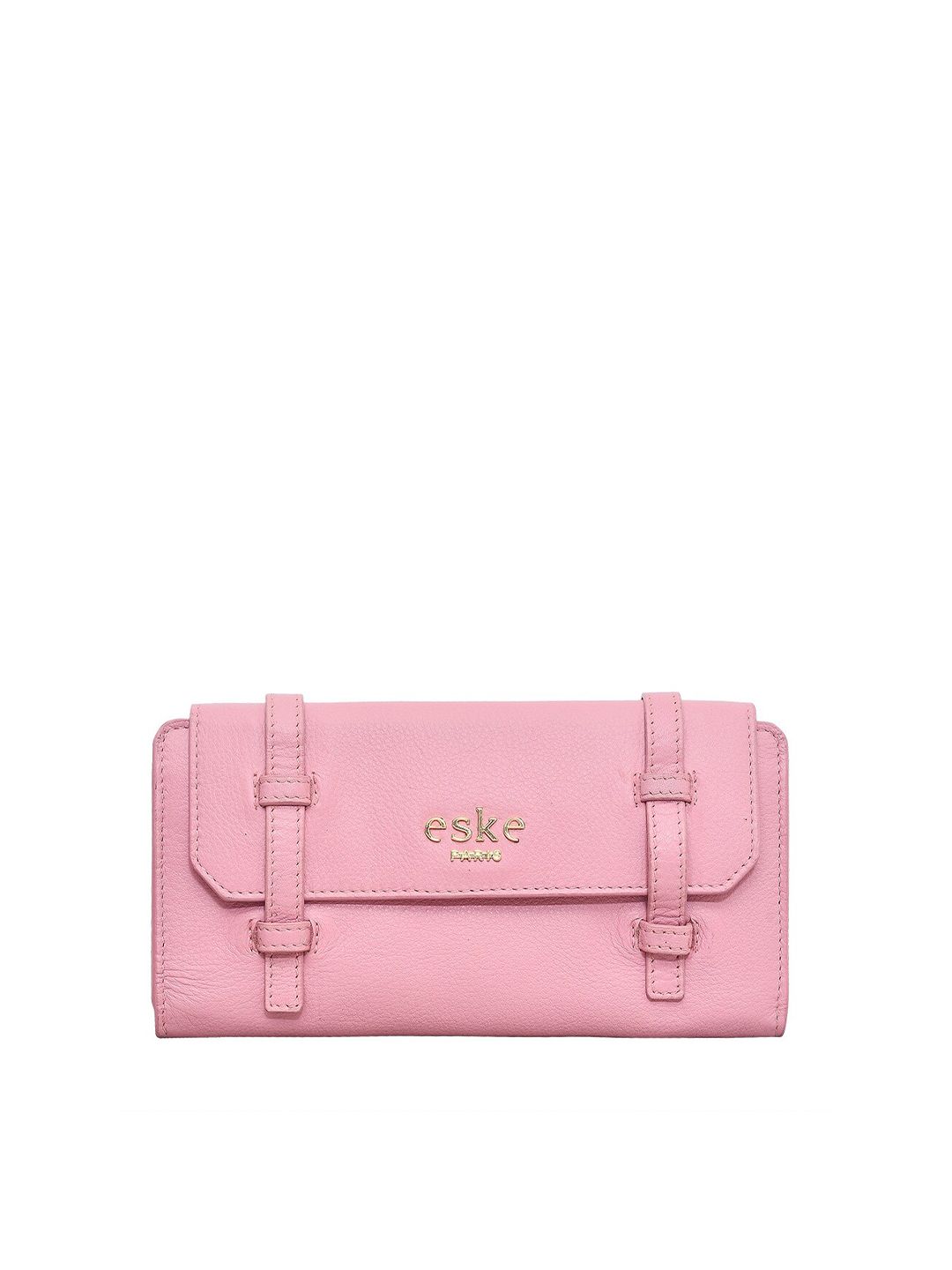 Eske Women Pink Textured Envelope Price in India