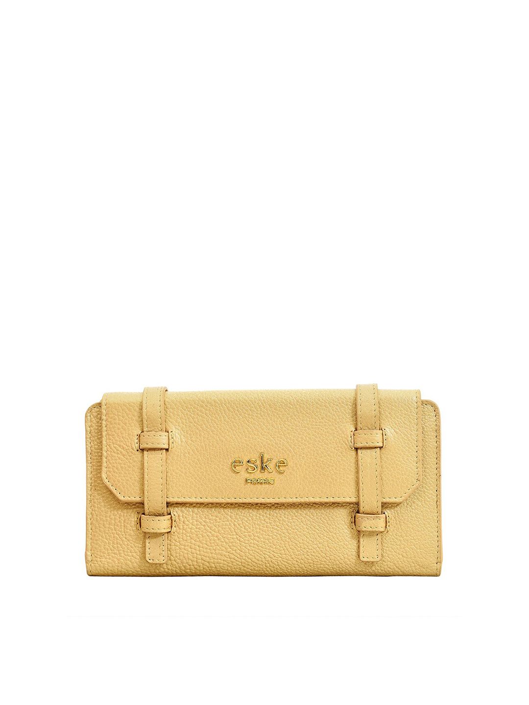 Eske Women Gold-Toned Textured Envelope Price in India