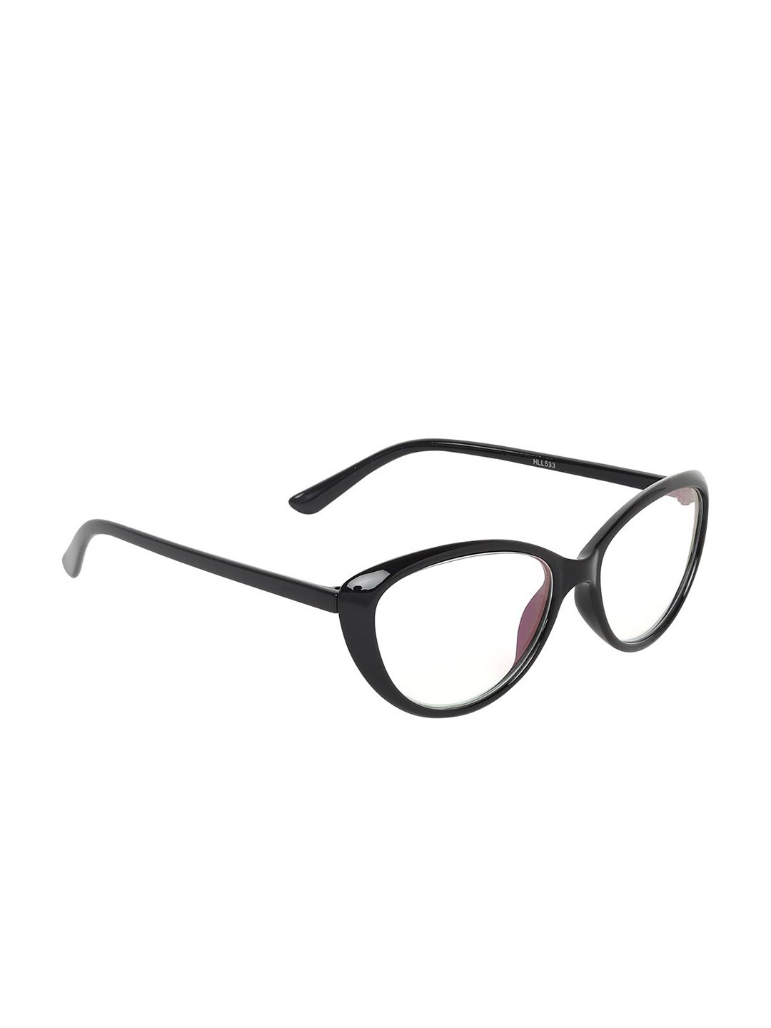 CRIBA Women Clear Lens & Black Cateye Sunglasses CAT_SELFIE_01 Price in India