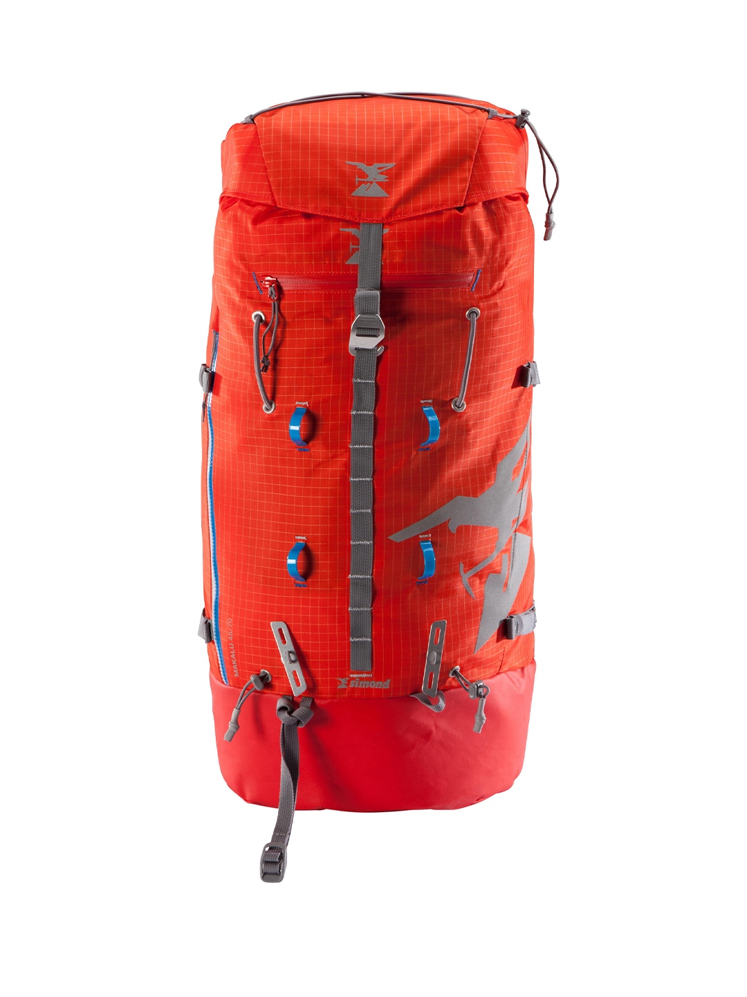 Simond By Decathlon Unisex Red Trekking Backpack 70L Price in India
