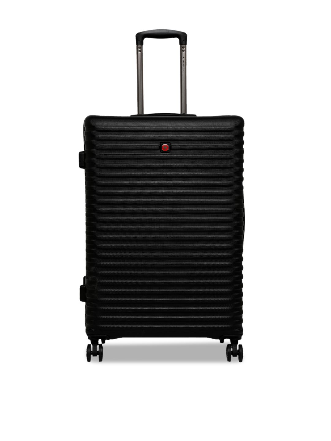 SWISSBRAND DUBLIN  Range Black Color Hard Large Luggage Price in India