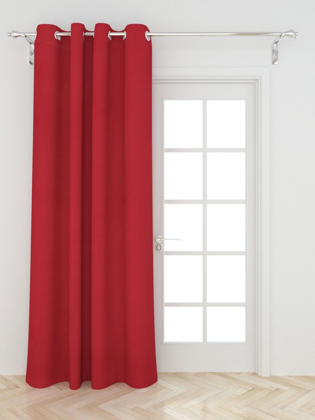 Home Centre Red Single Door Curtain Price in India