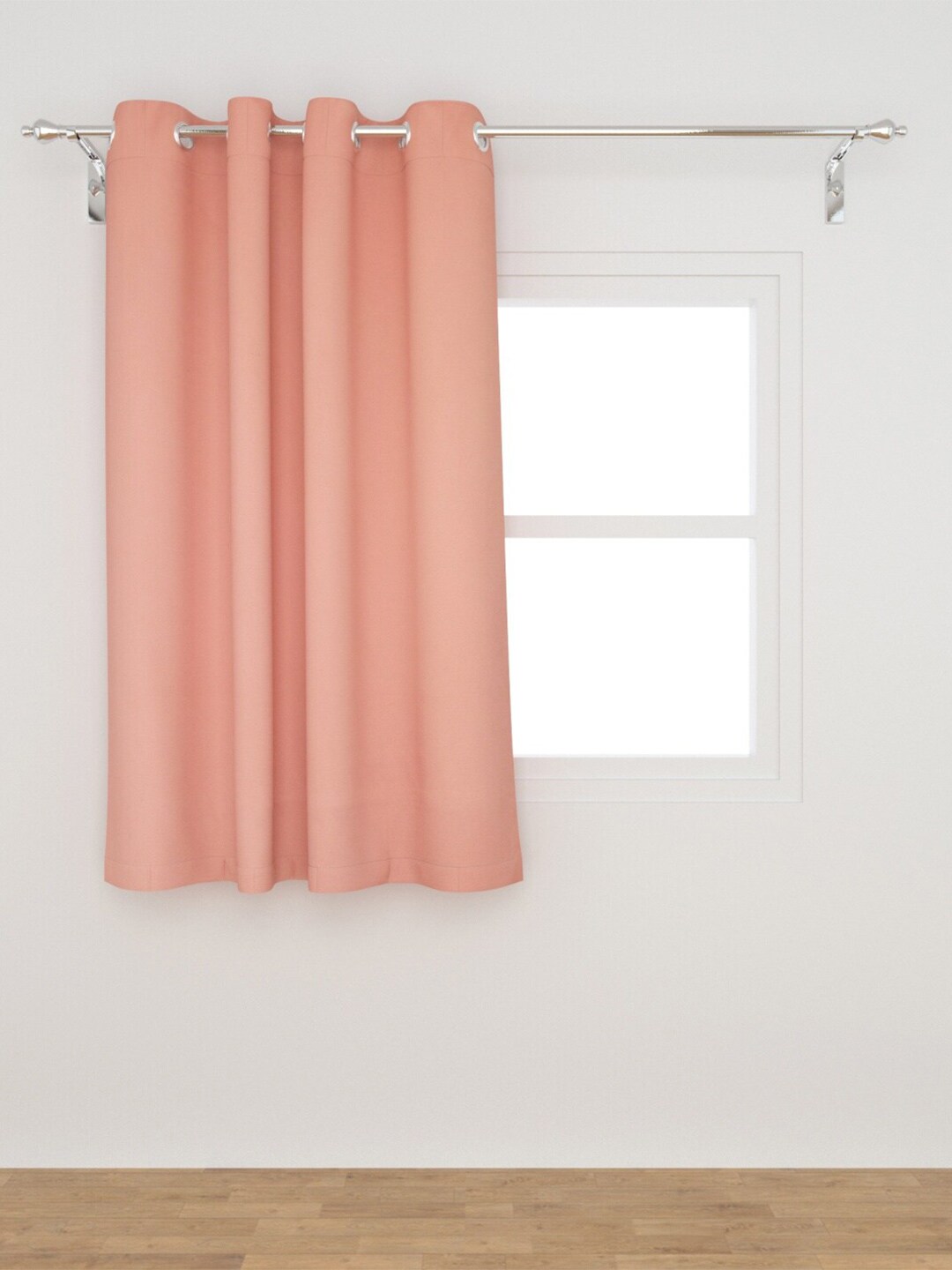 Home Centre Peach Room Darkening Window Curtain Price in India