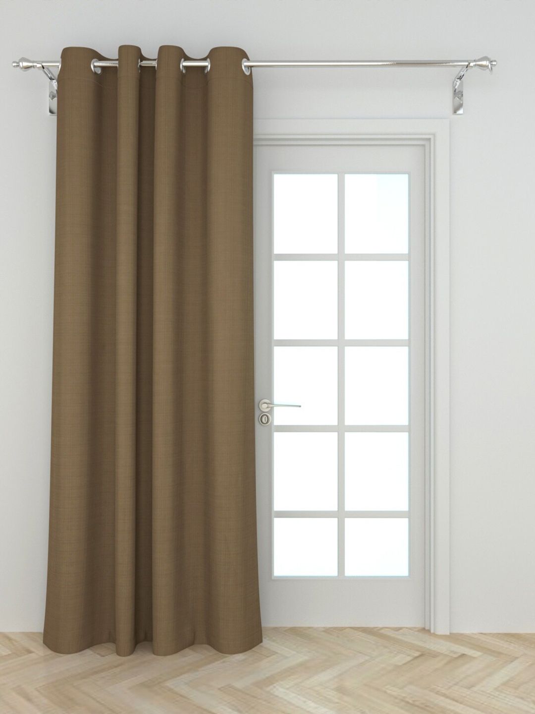 Home Centre Beige Solid Door Curtain Price in India