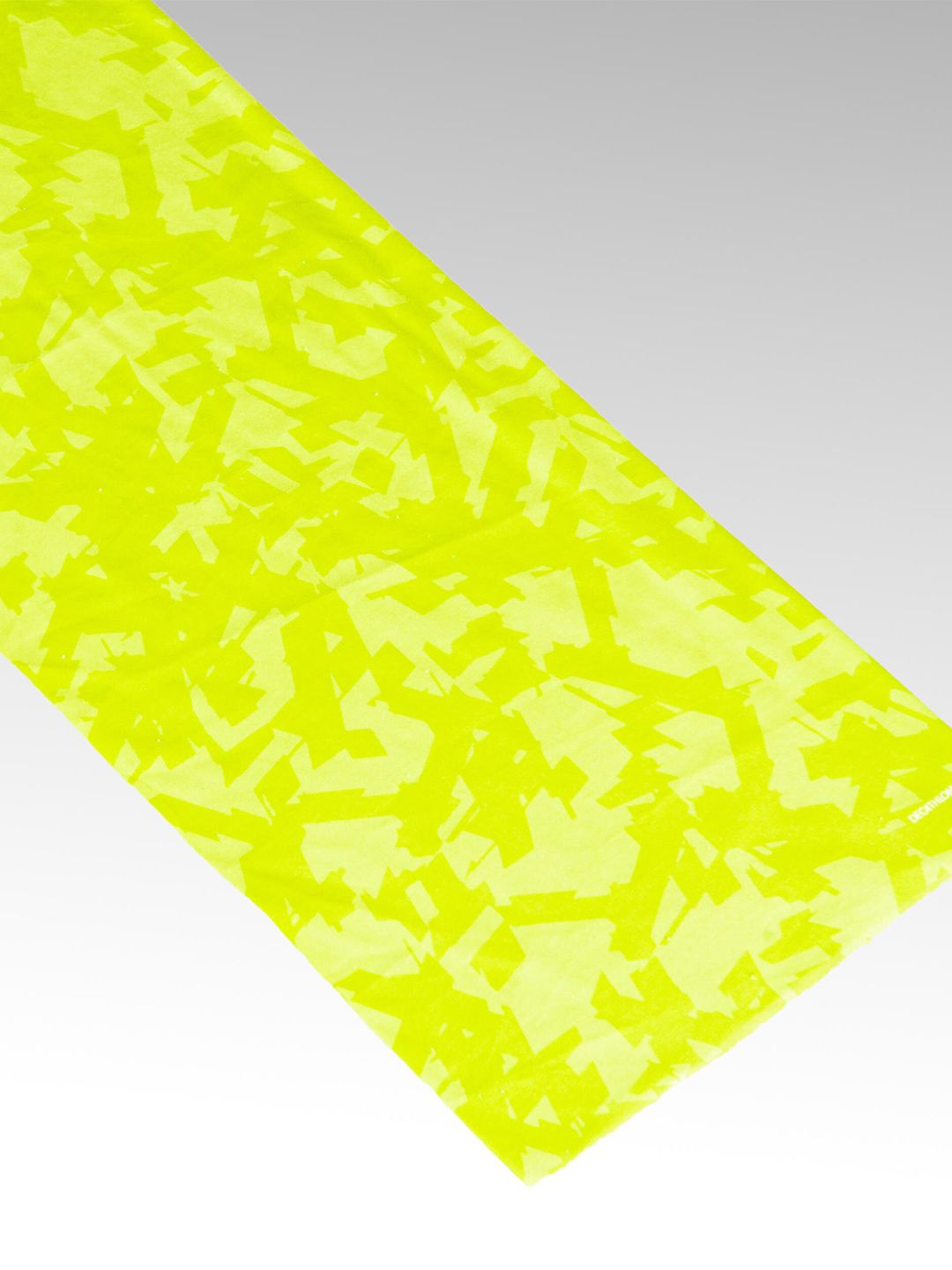 VAN RYSEL By Decathlon Unisex Lime Green Printed Scarf Price in India