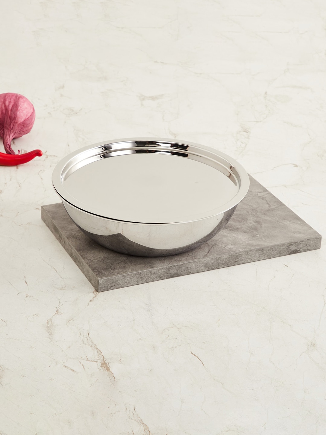 Home Centre Silver-Toned Chef Special Carin Tasra With Lid Price in India