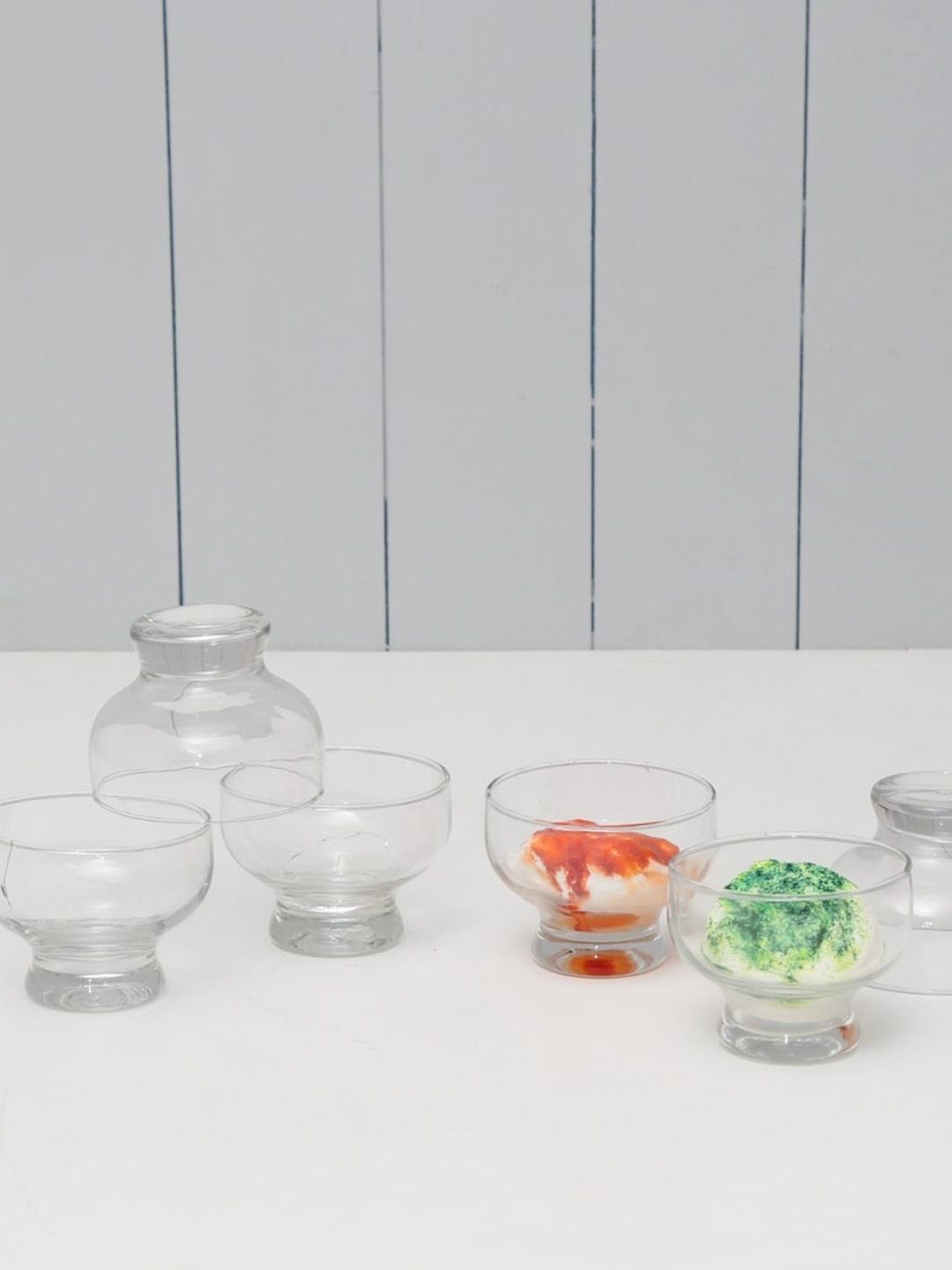Home Centre Set Of 6 Transparent Triffle-Daria Glass Ice-Cream Serving Bowls Price in India