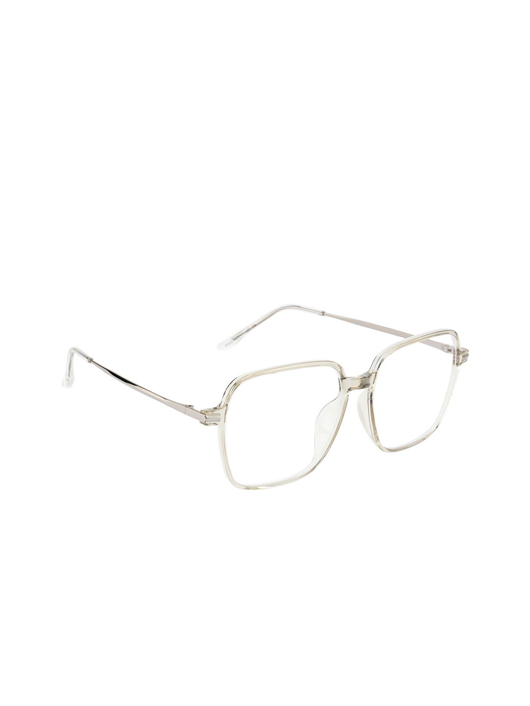 Ted Smith Grey & Transparent Full Rim Wayfarer Frames TSI-F003_C6 Price in India