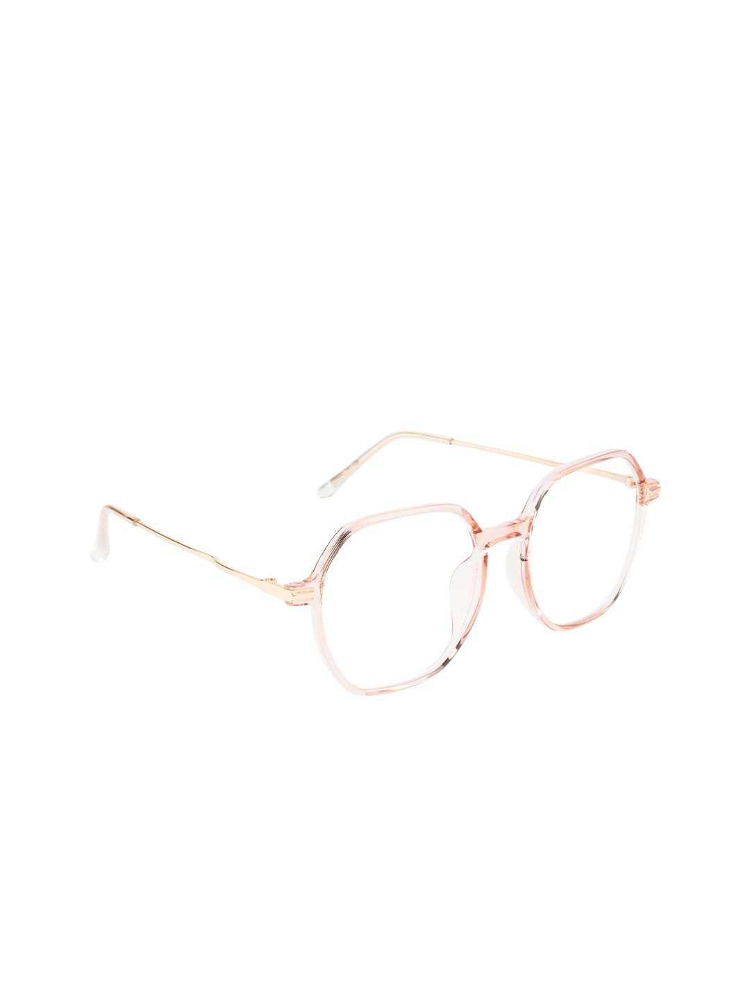 Ted Smith Unisex Pink & Gold-Toned Full Rim Round Frames TSI-F001_C3 Price in India