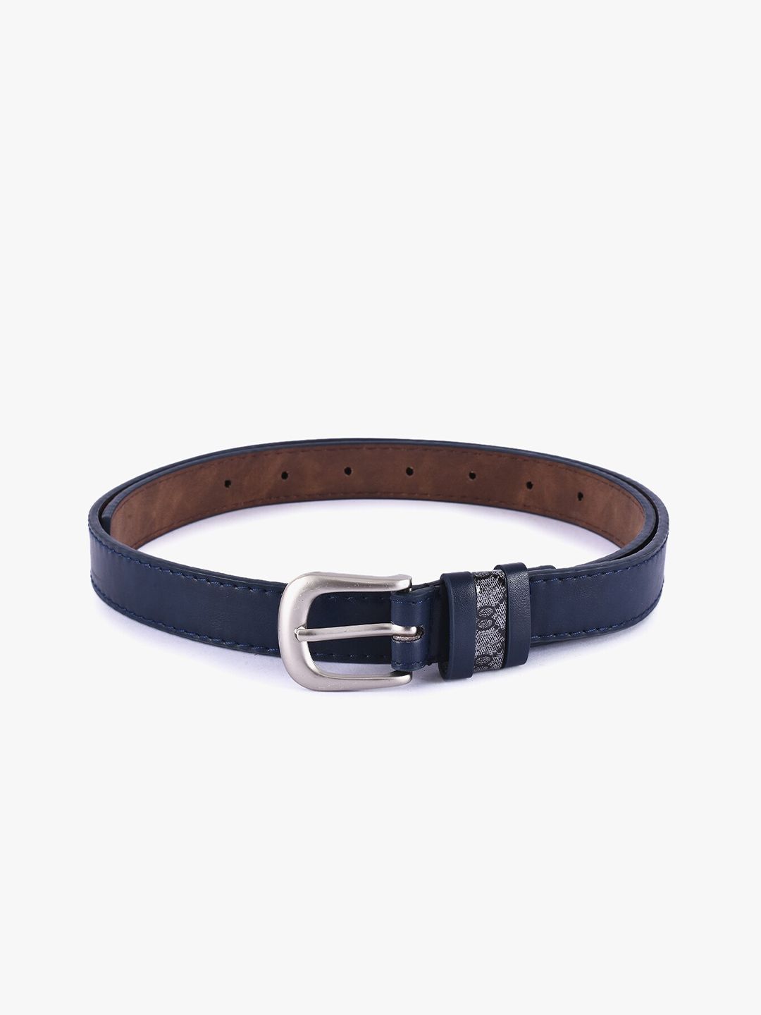 BuckleUp Women Navy Blue Belt Price in India