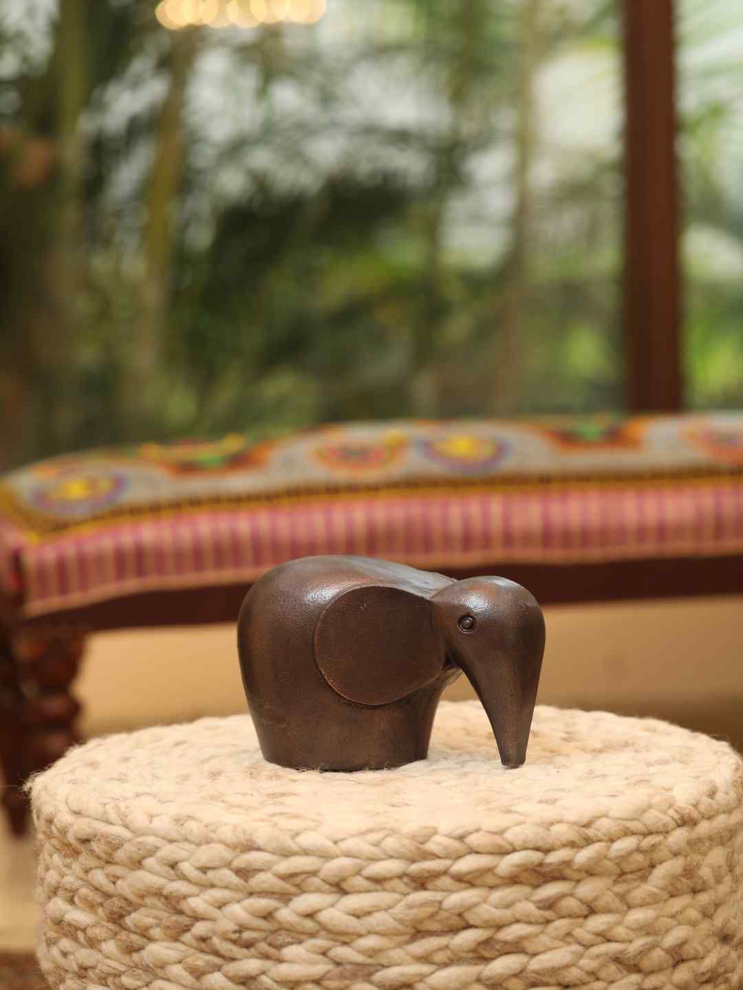 Amoliconcepts Copper-Toned Elephant Showpiece Price in India