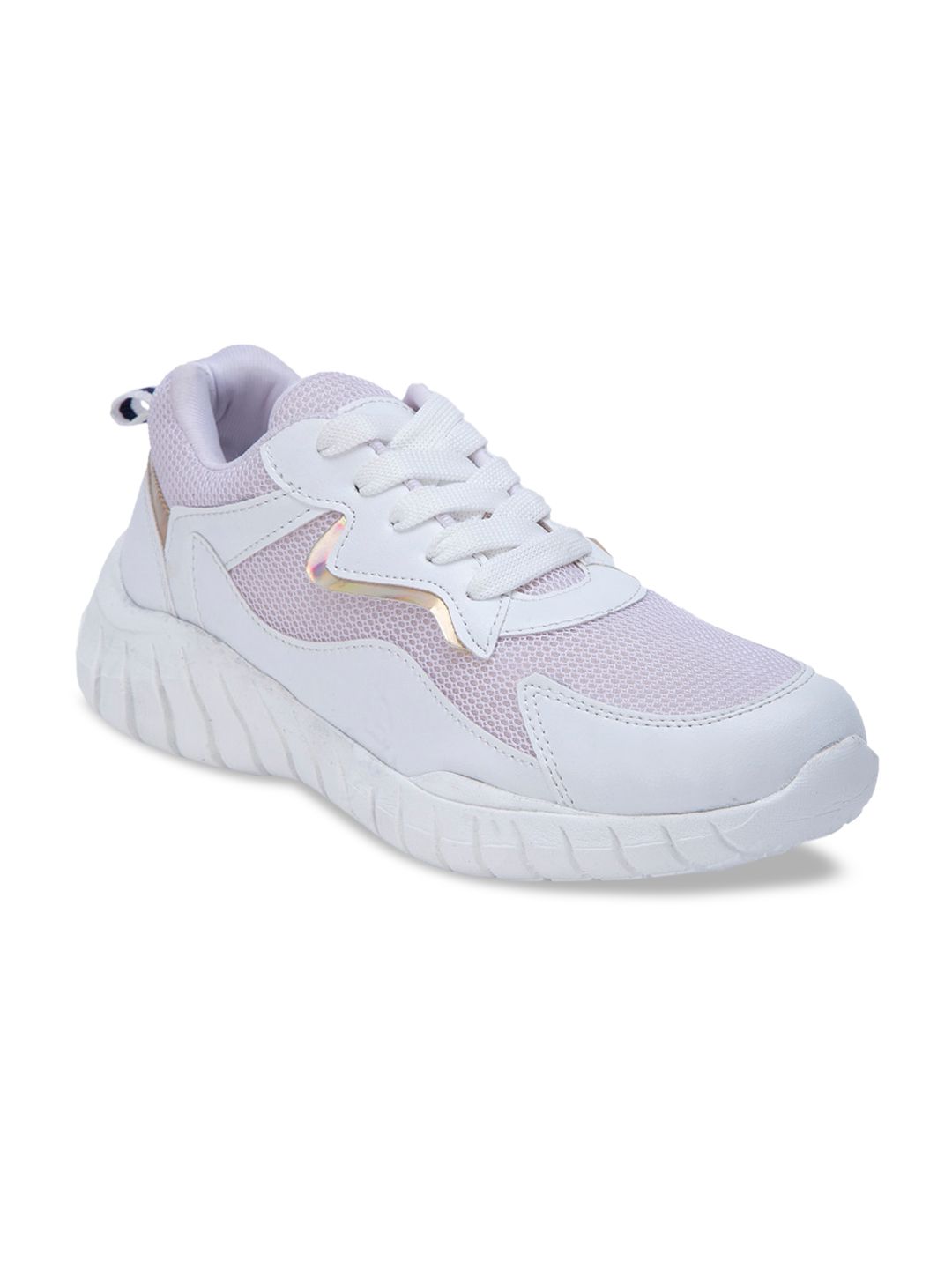 DEAS Women White Colourblocked Sneakers Price in India