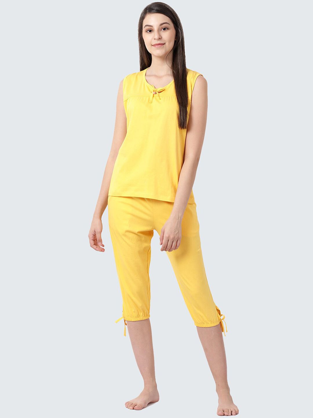 shyaway Women Yellow Night suit Price in India
