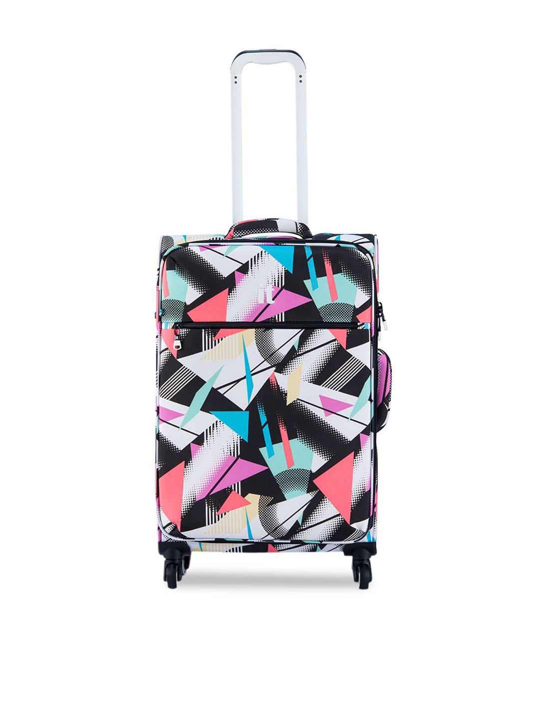 IT luggage Multi-Printed Soft-Sided Medium Trolley Suitcase Price in India