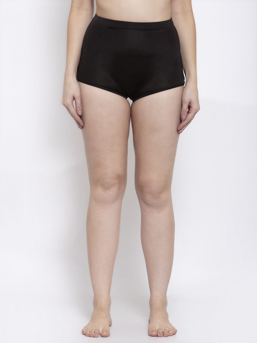 CUKOO Women Black High-Waist Bikini Bottoms CK19-191 Price in India