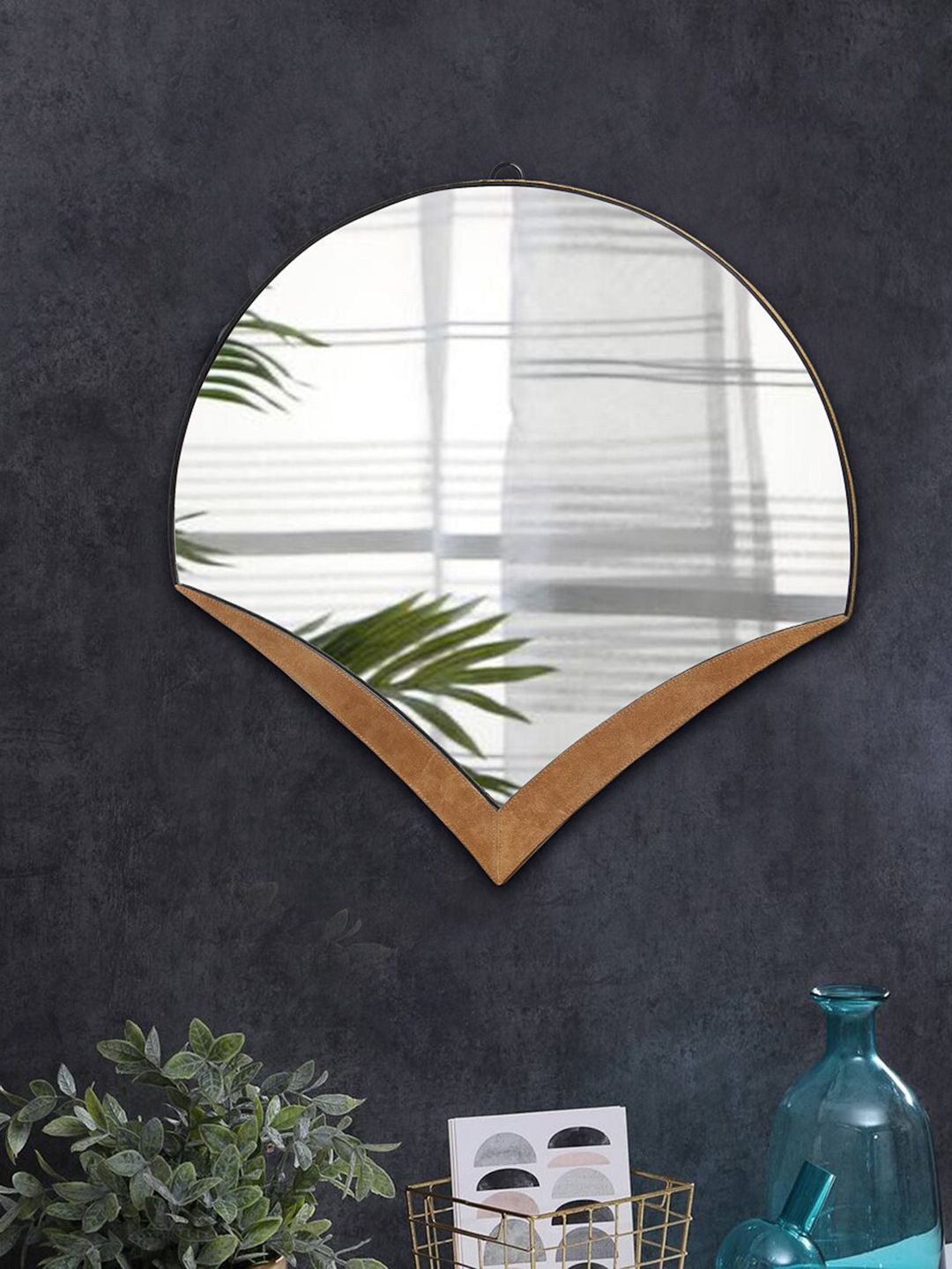 IMUR Brown Solid Mirror Price in India