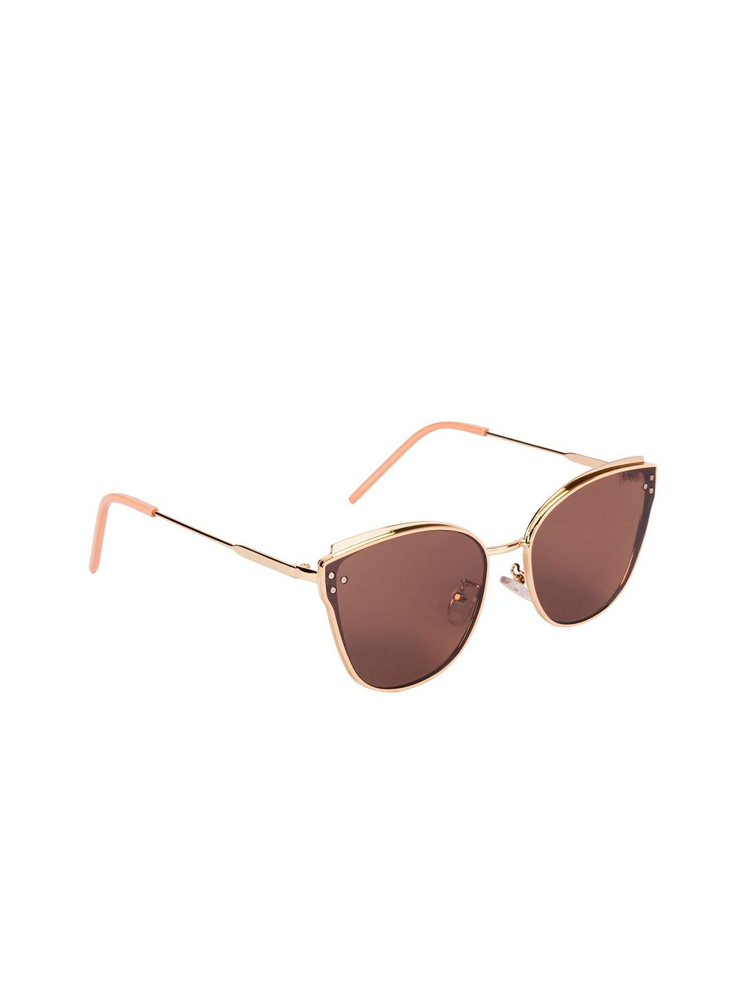 Voyage Women Brown Lens Cateye Sunglasses with UV Protected Lens 5852MG2858C Price in India