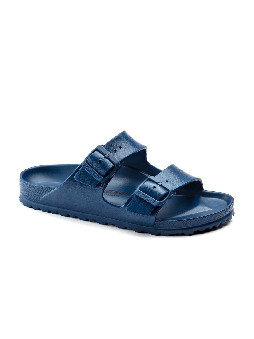 Birkenstock Unisex Arizona Essentials Blue Narrow Slides