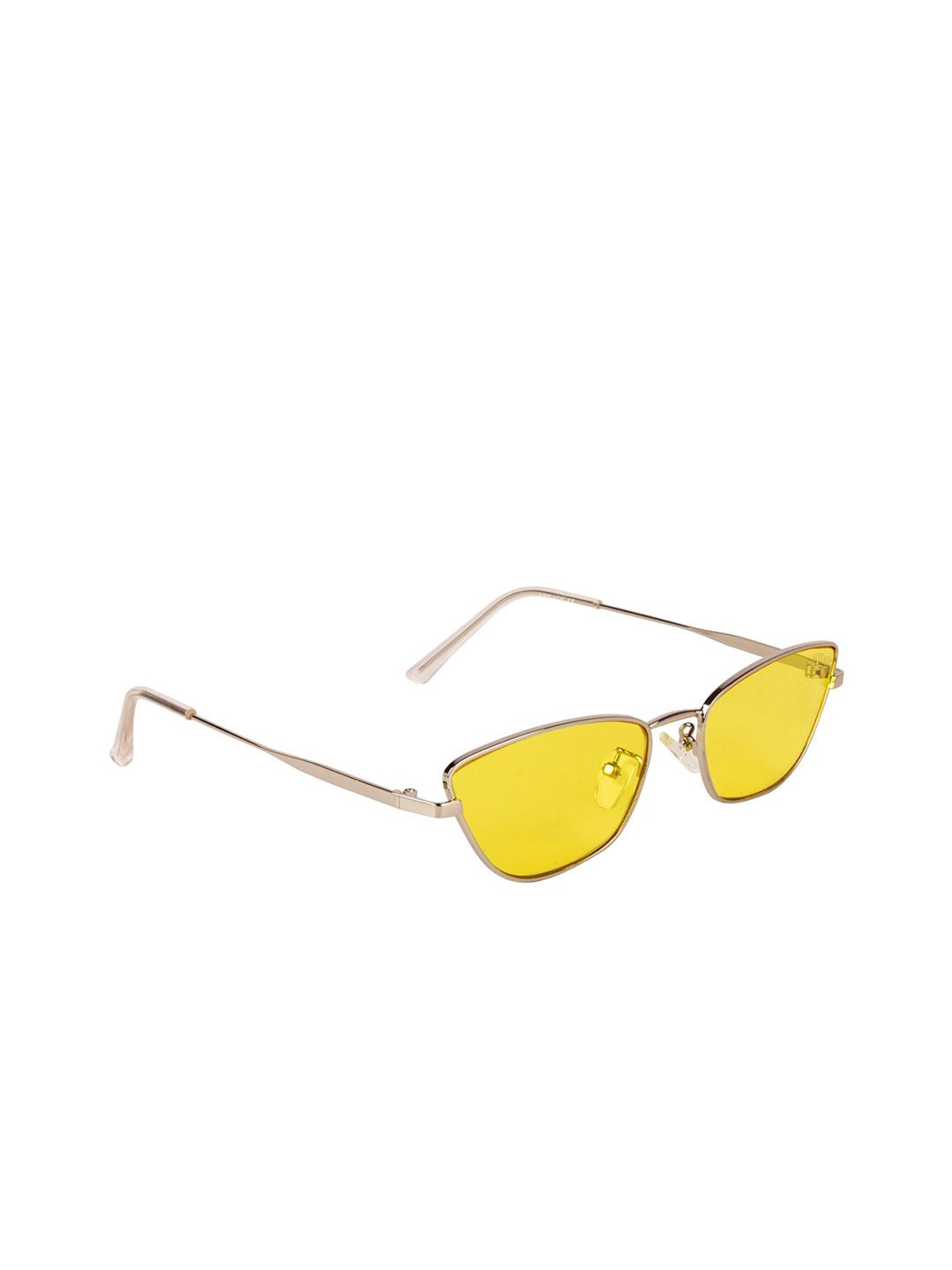 Voyage Women Yellow Lens Cateye Sunglasses with UV Protected Lens B80438MG3447C Price in India