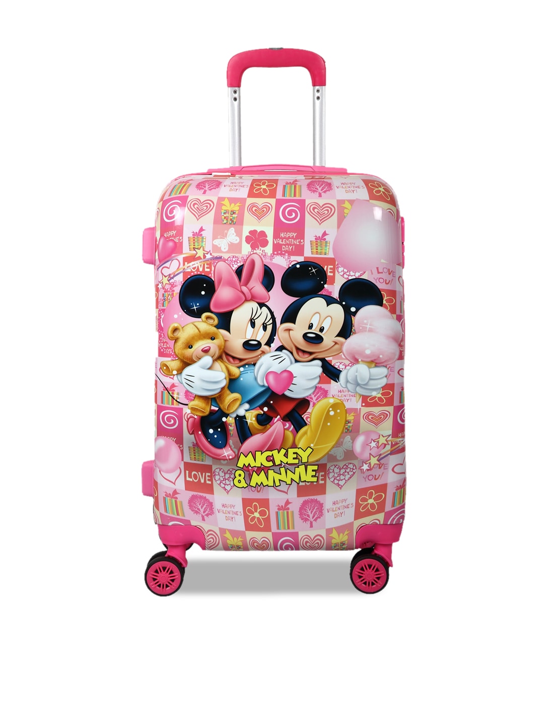Disney adult Kids Pink Printed Trolley Bag Price in India