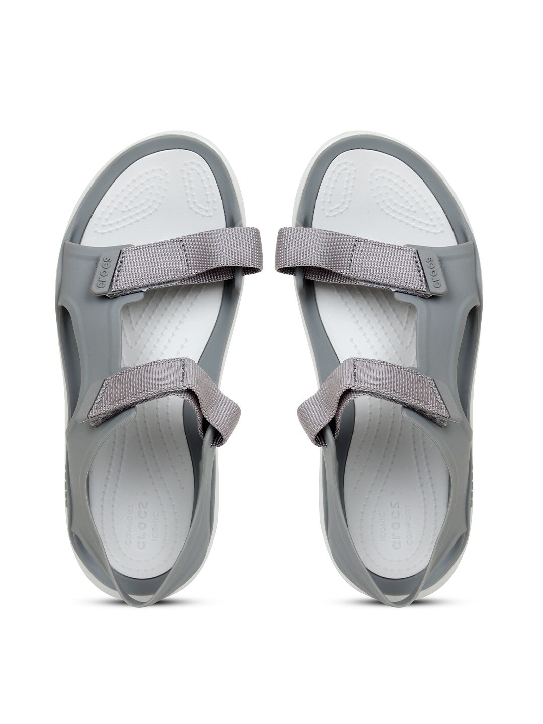Crocs Women Grey Swiftwater Expedition Sports Sandals Price in India