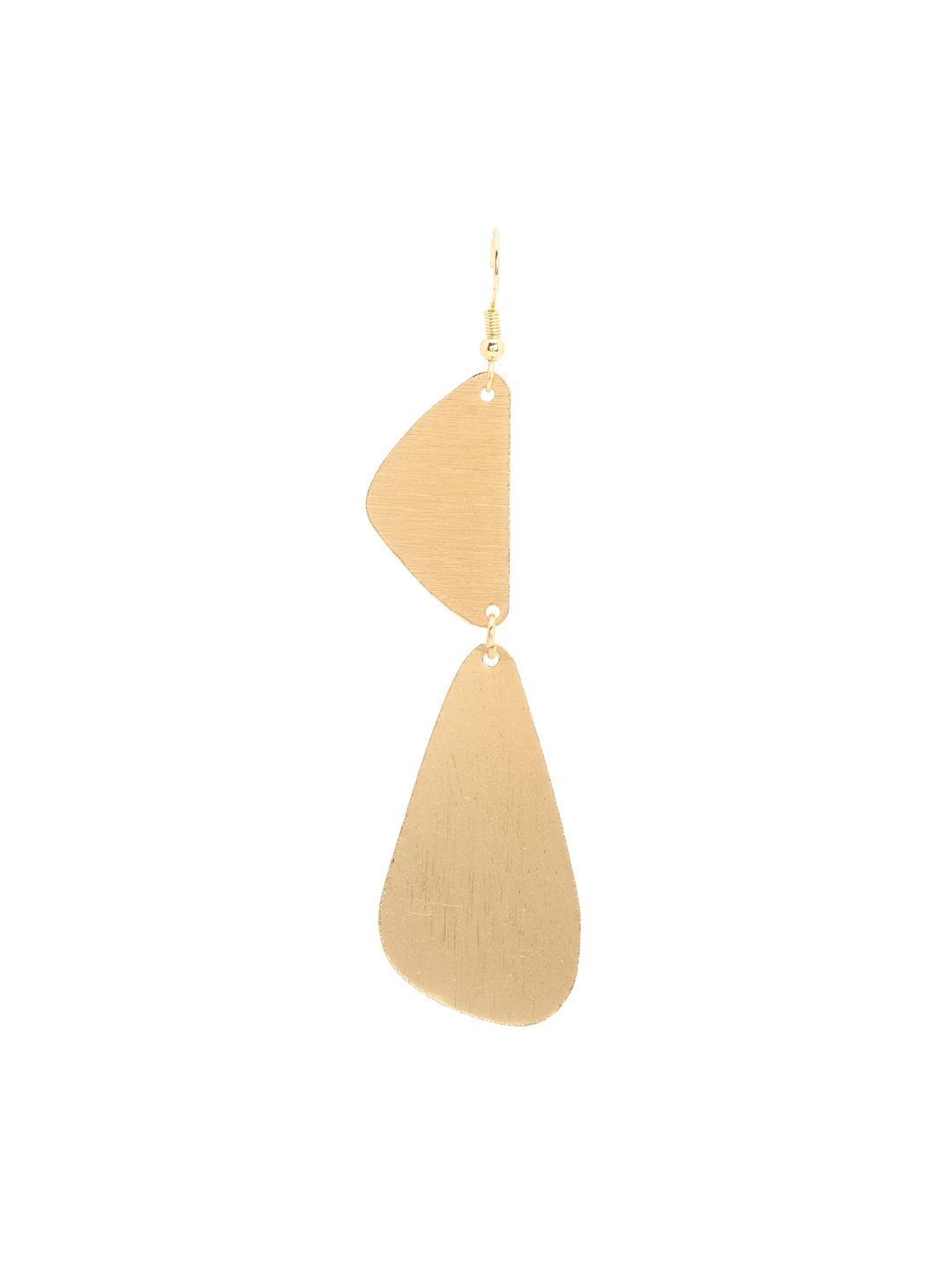 FOREVER 21 Women Gold-Toned Contemporary Drop Earrings Price in India