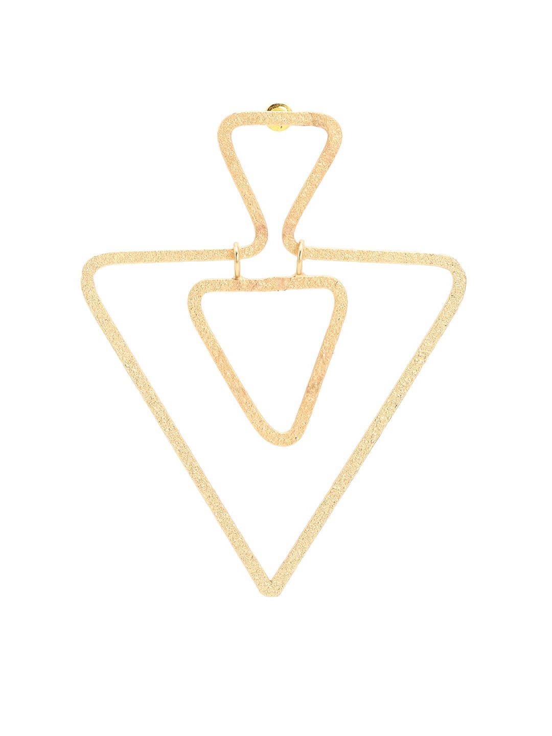 FOREVER 21 Gold Contemporary Drop Earrings Price in India