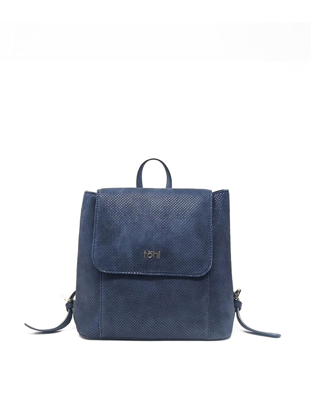 tohl Women Navy Blue Backpack Price in India