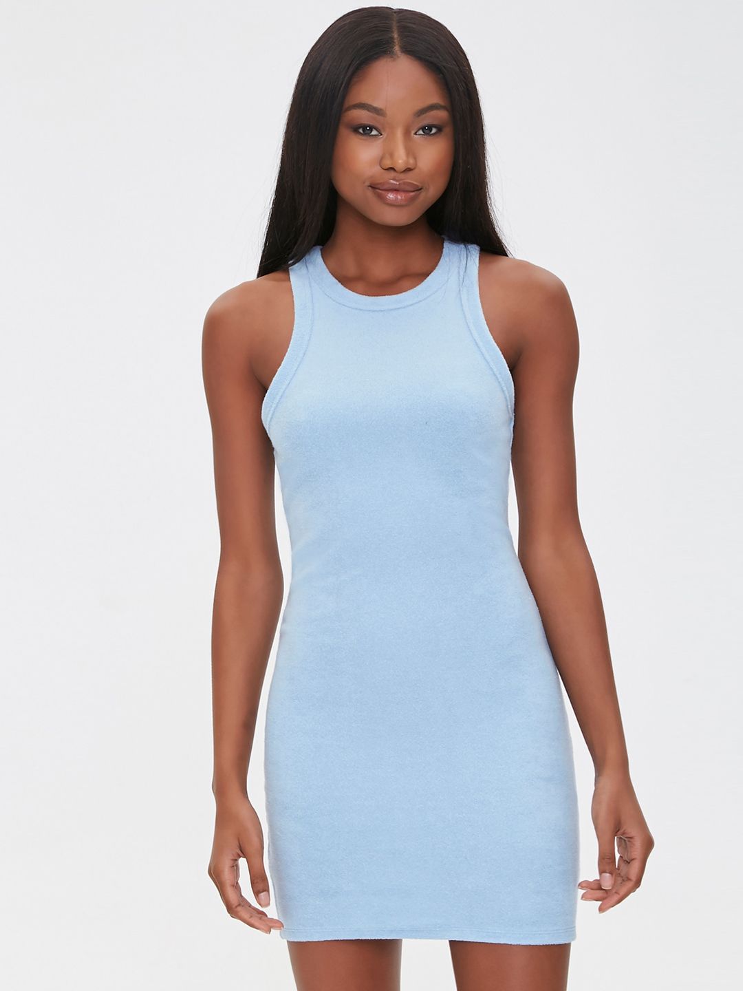 FOREVER 21 Blue Bodycon Mini Dress