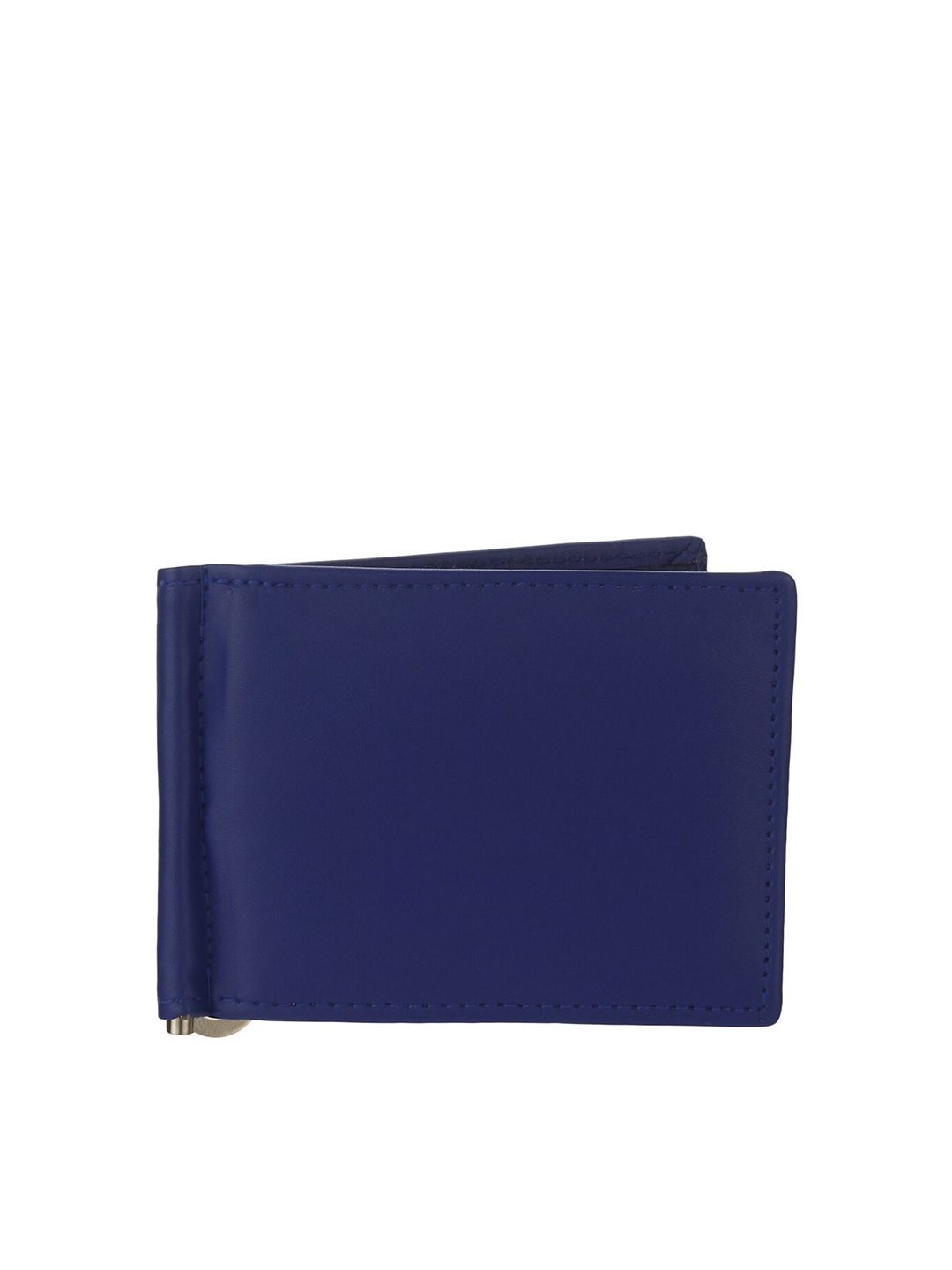 Swiss Design Blue Solid Leather Money Clip Price in India