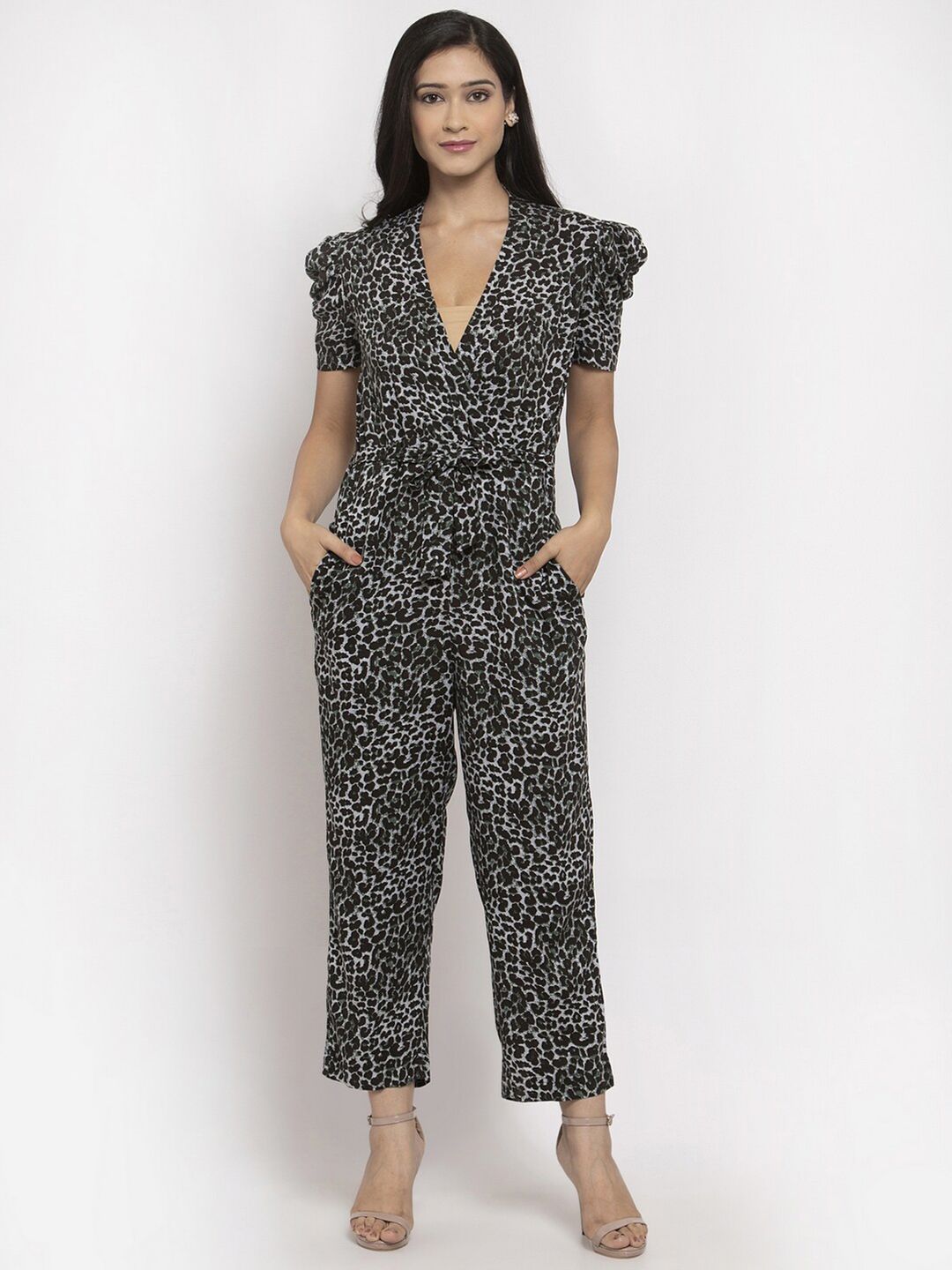 Just Wow Women Multi Printed Basic Jumpsuit Price in India