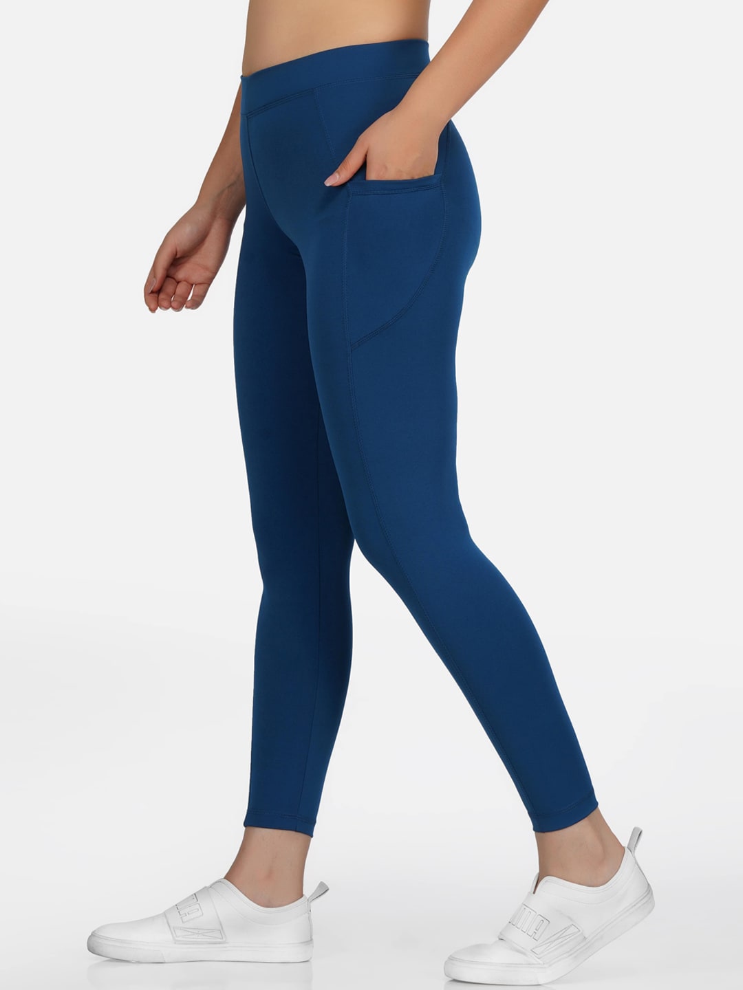 NEU LOOK FASHION Women Blue Solid Tights Price in India