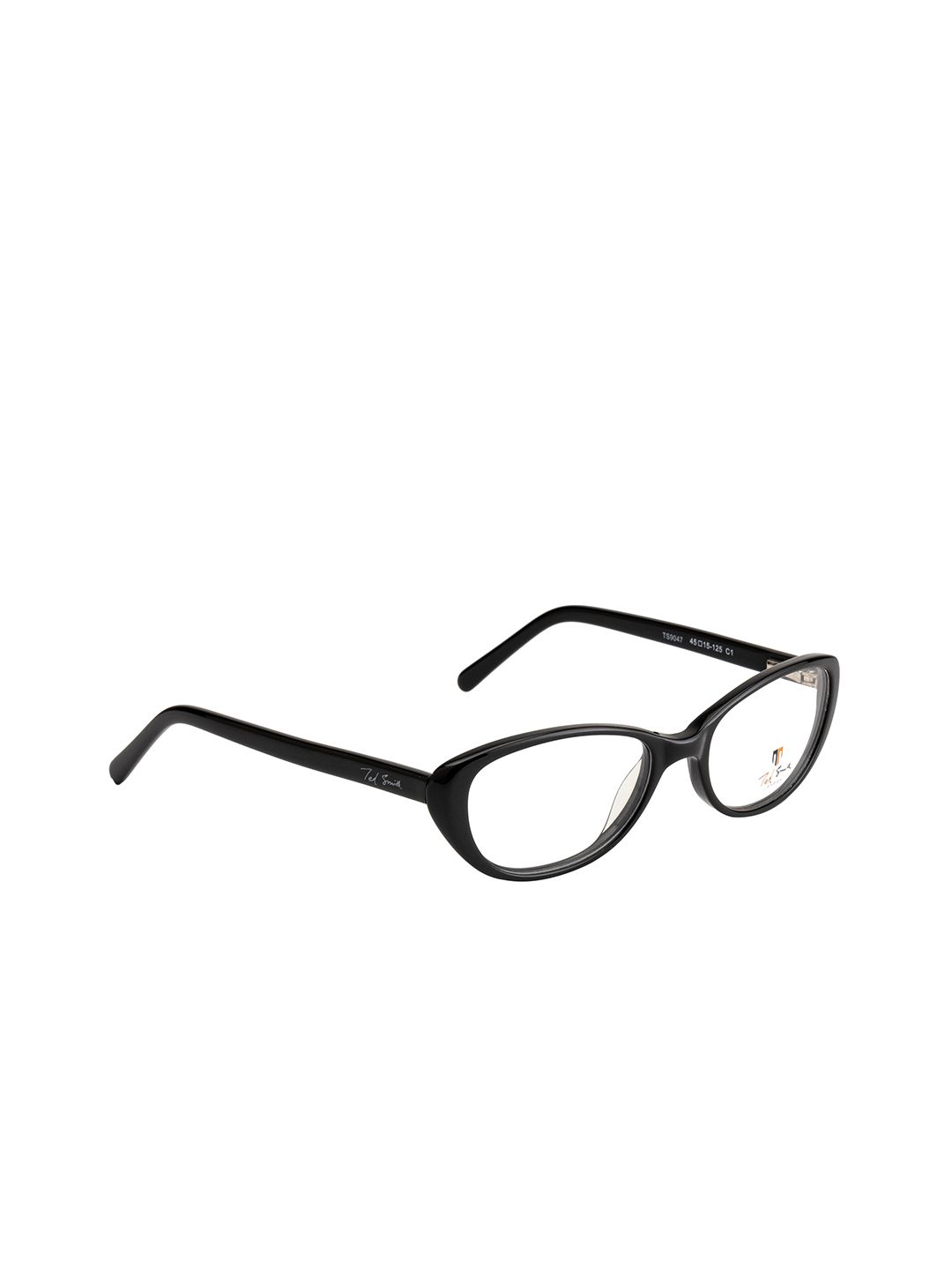 Ted Smith Women Black Full Rim Cateye Frames Price in India