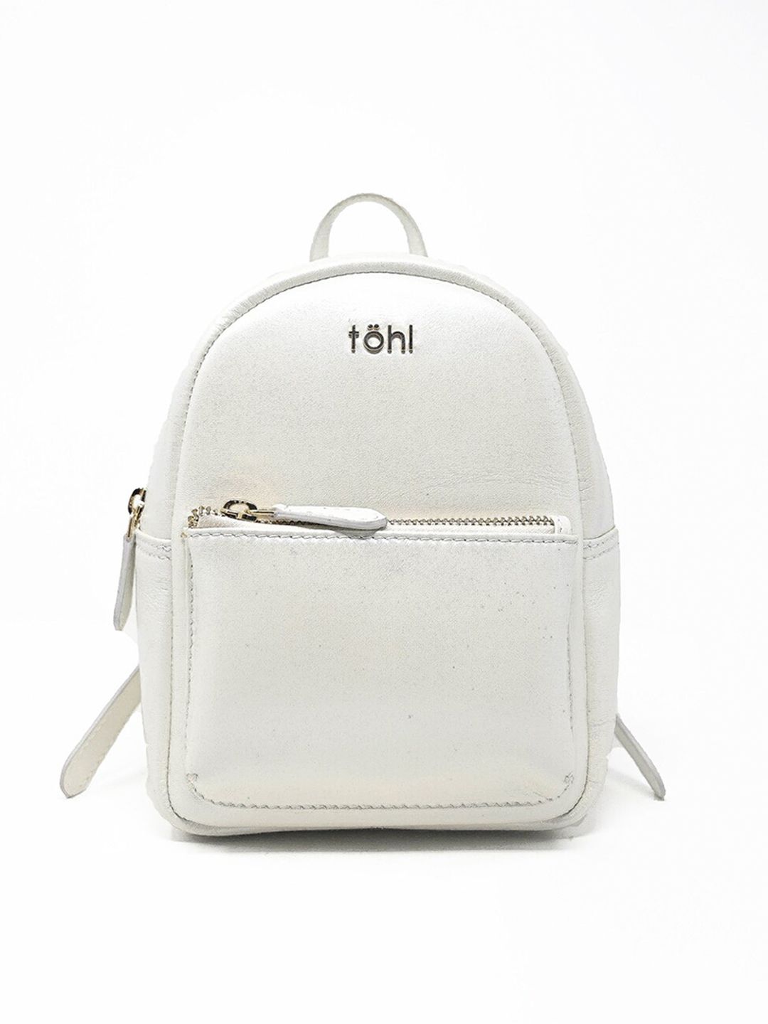 tohl Women Off White Backpack Price in India