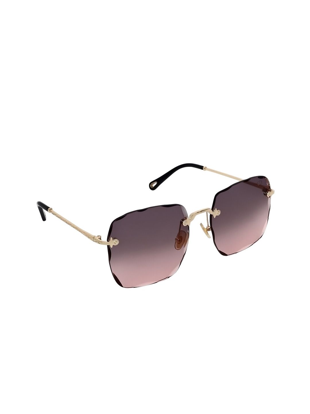 GIO COLLECTION Women Pink Lens Oversized Sunglasses with UV Protected Lens GM0446C01 Price in India