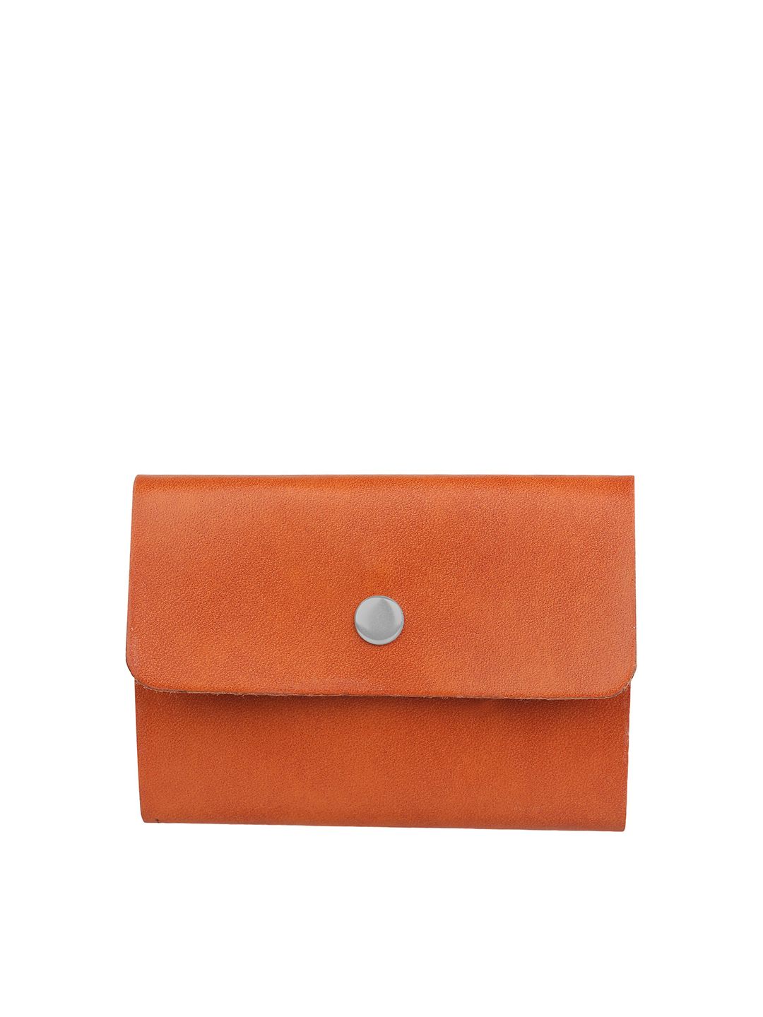 Swiss Design Unisex Tan Solid PU Card Holder Price in India