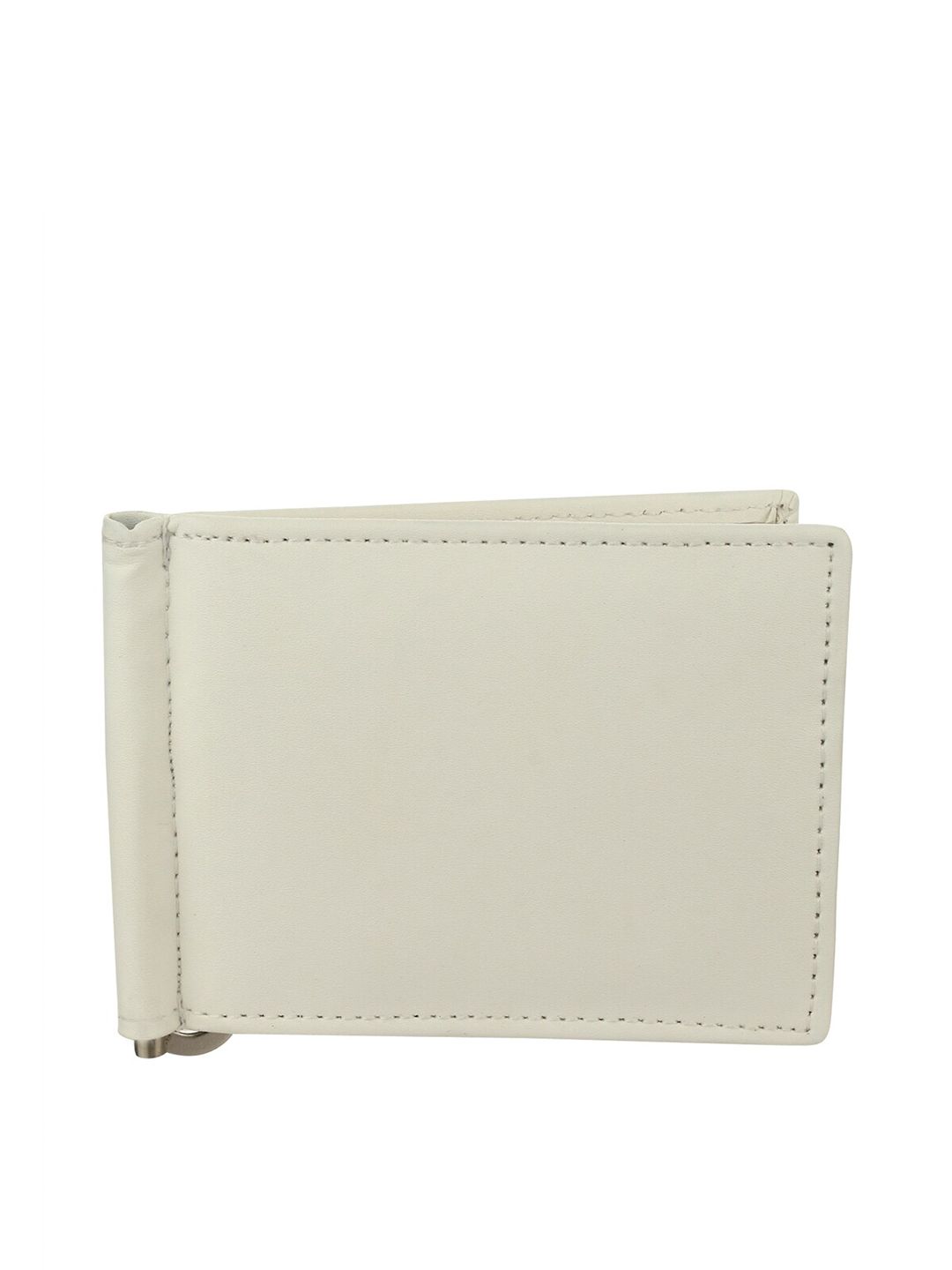 Swiss Design Unisex White Textured Leather Money Clip Price in India