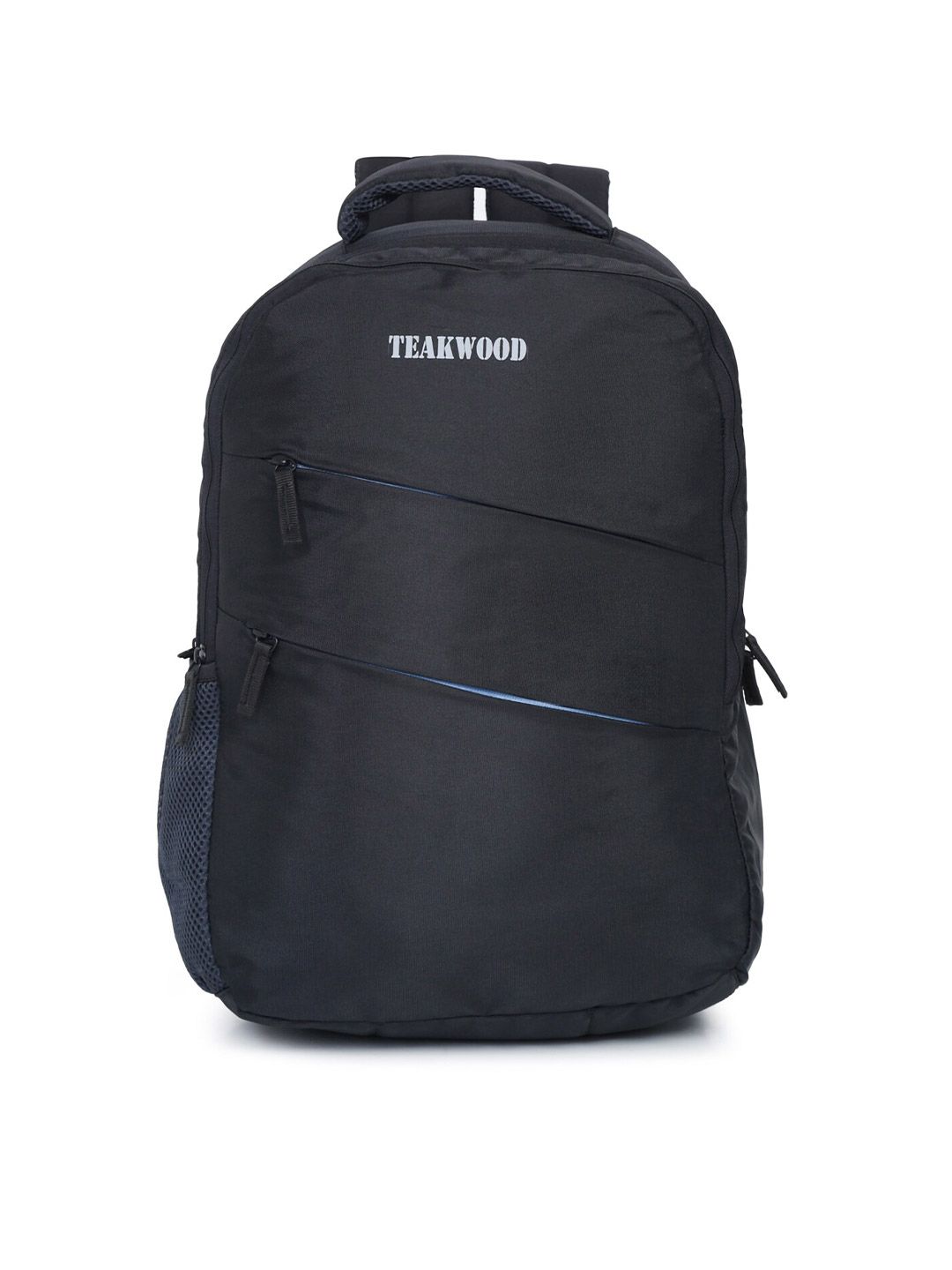 Teakwood Leathers Unisex Black Solid Backpack Price in India
