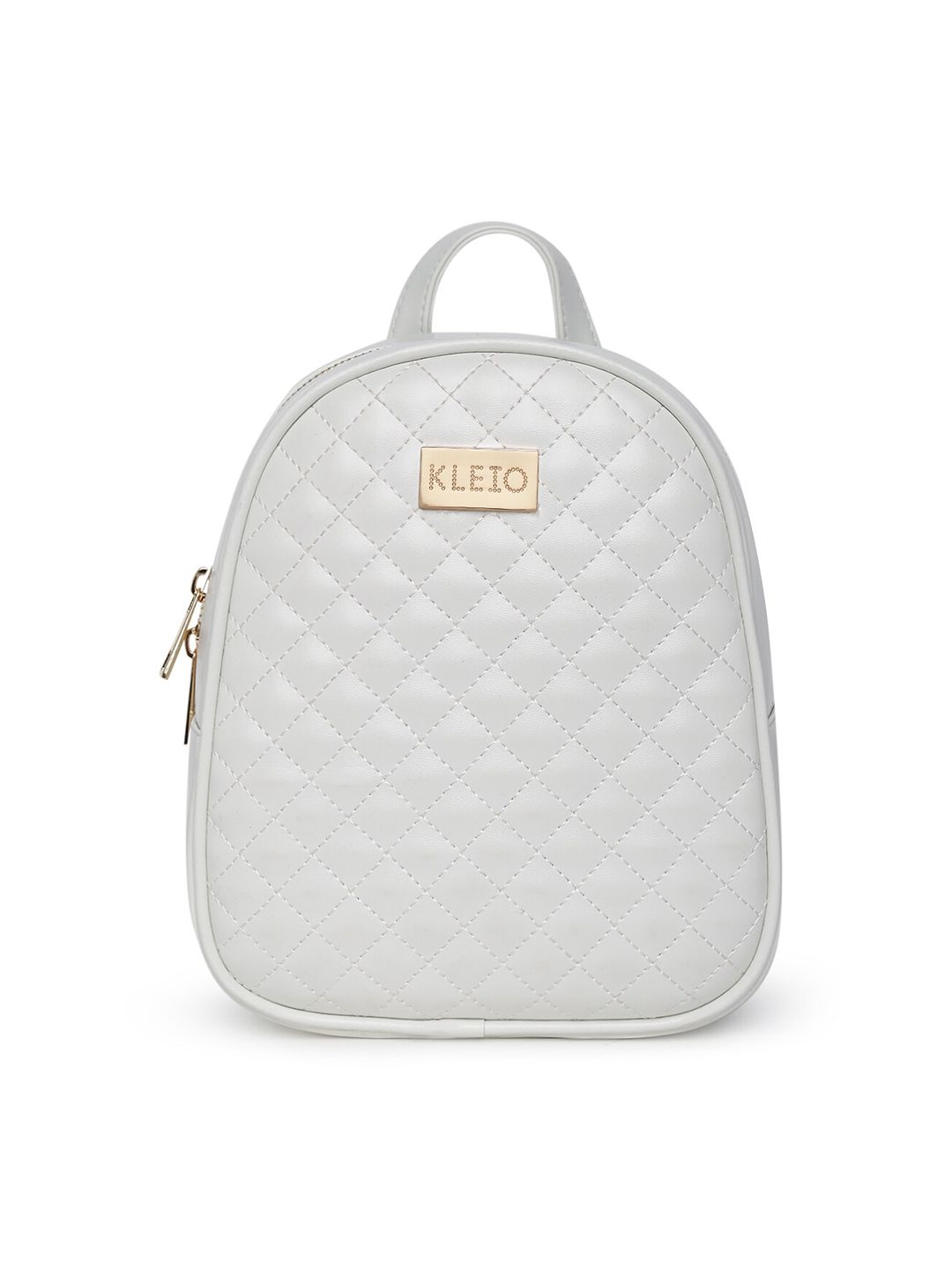 KLEIO Women White Embroidered Backpack Price in India