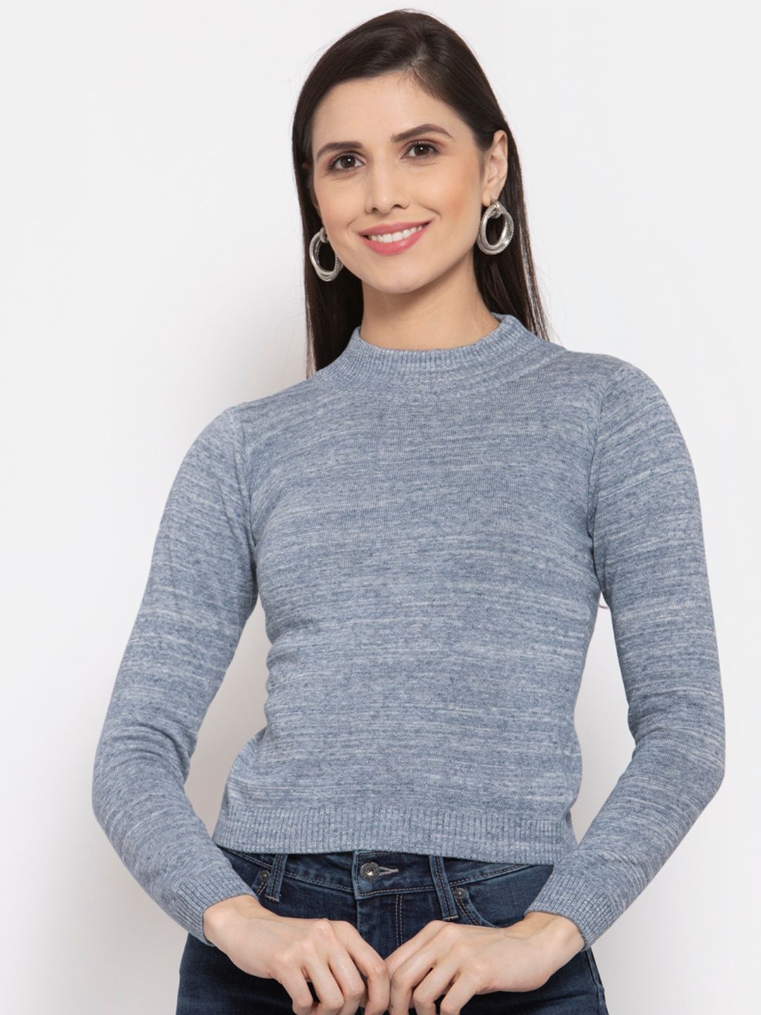 Style Quotient Women Blue Pullover Price in India
