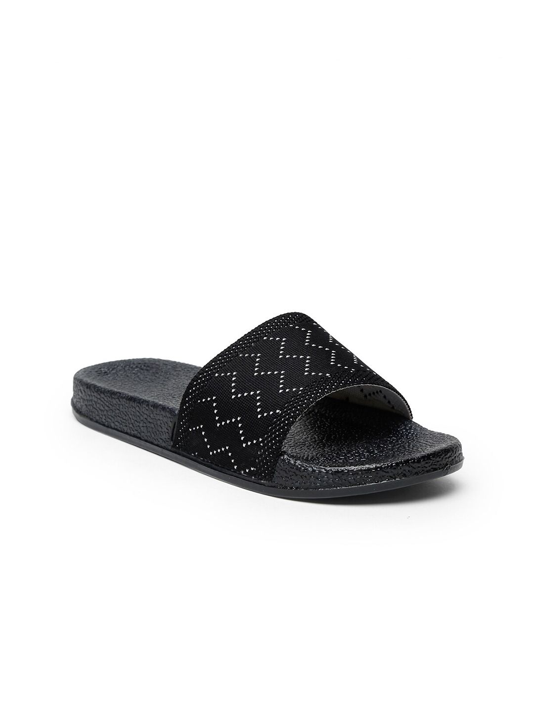 Misto Women Black Sliders Price in India