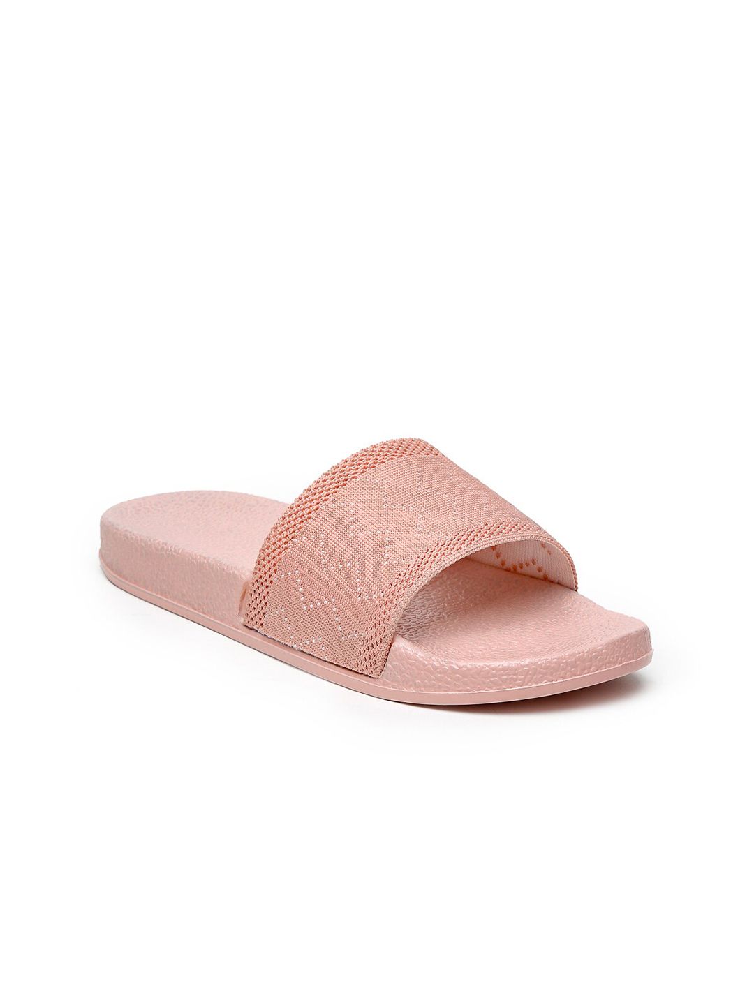 Misto Women Pink Flat Sliders Price in India