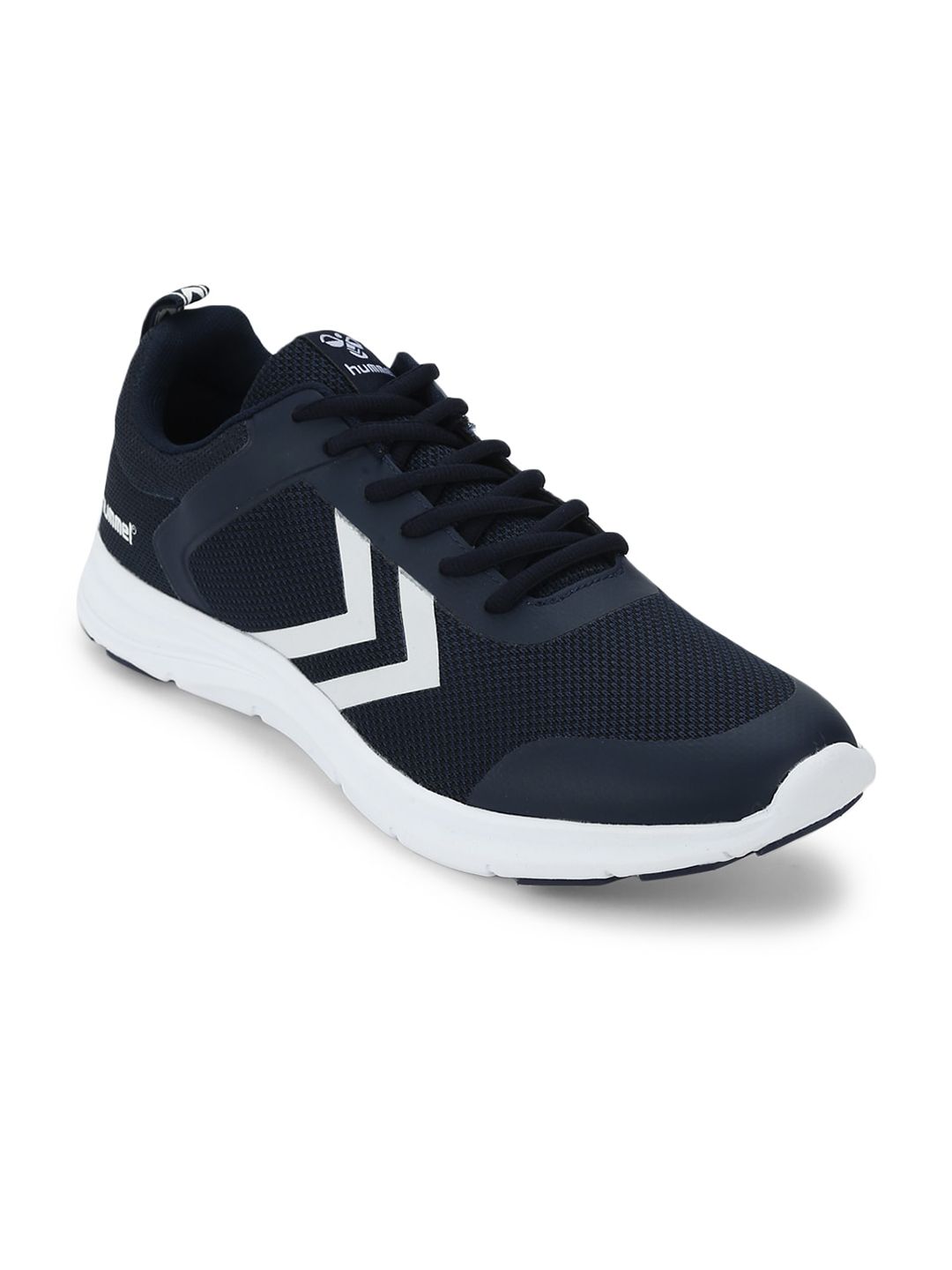 hummel Unisex Navy Blue Mesh Training or Gym Non-Marking Shoes Price in India