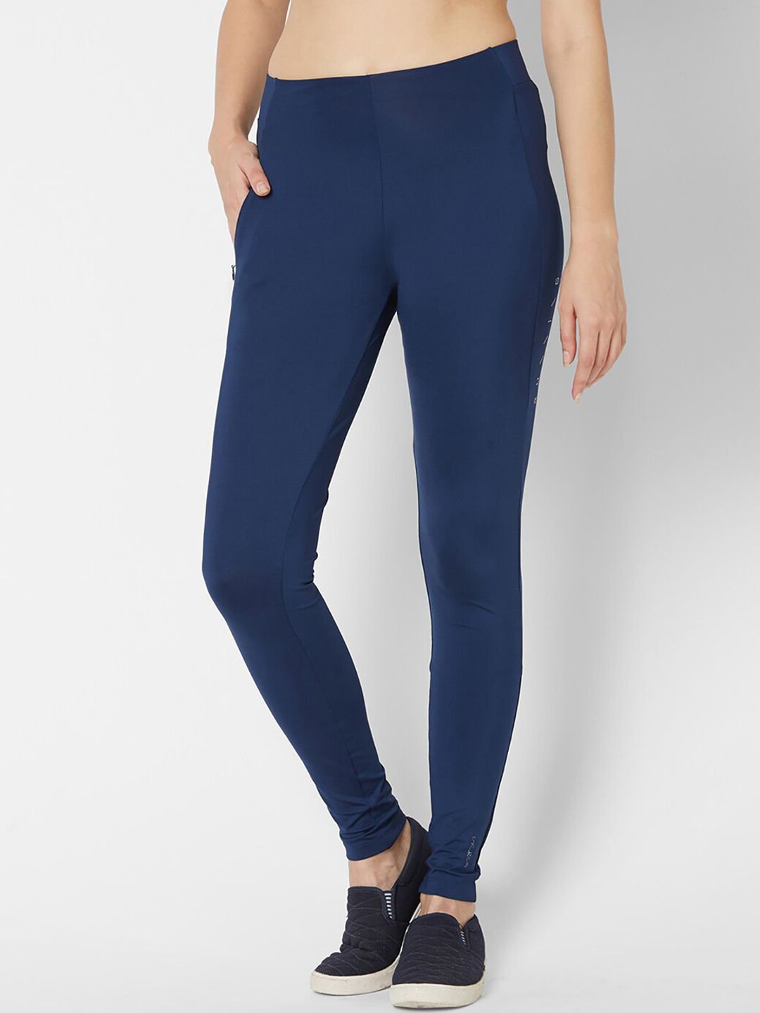 Sweet Dreams Women Navy Blue Solid Tights Price in India