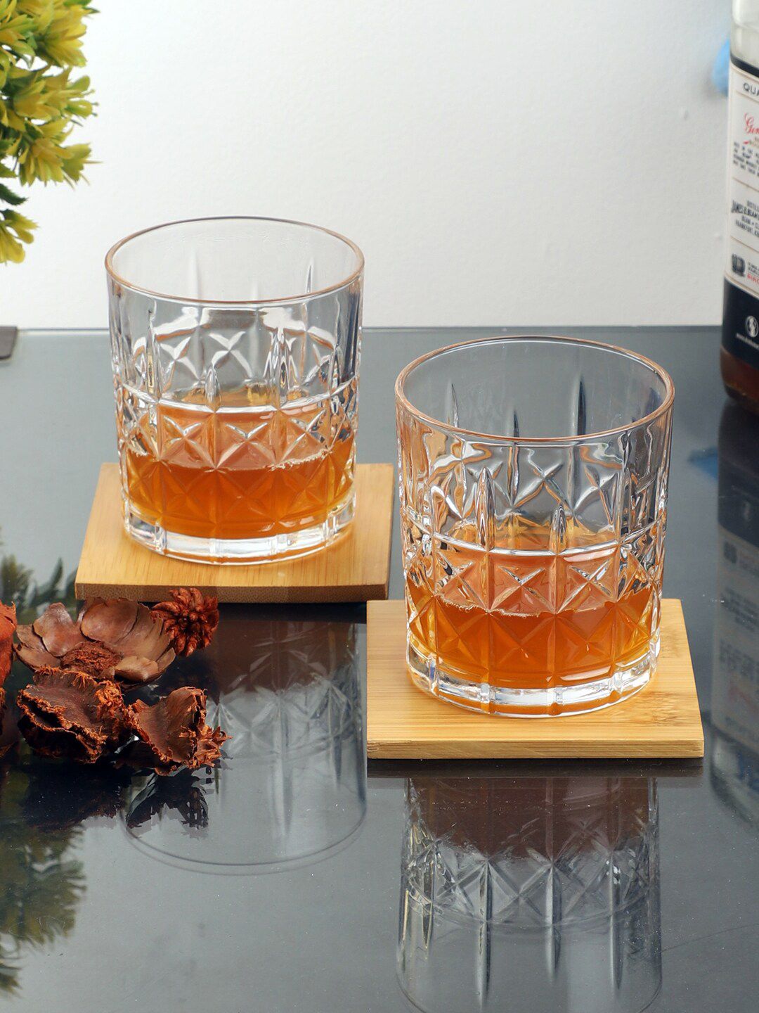 ceradeco Set Of 6 Transparent Ceradeco Valencia Whisky Glass Price in India