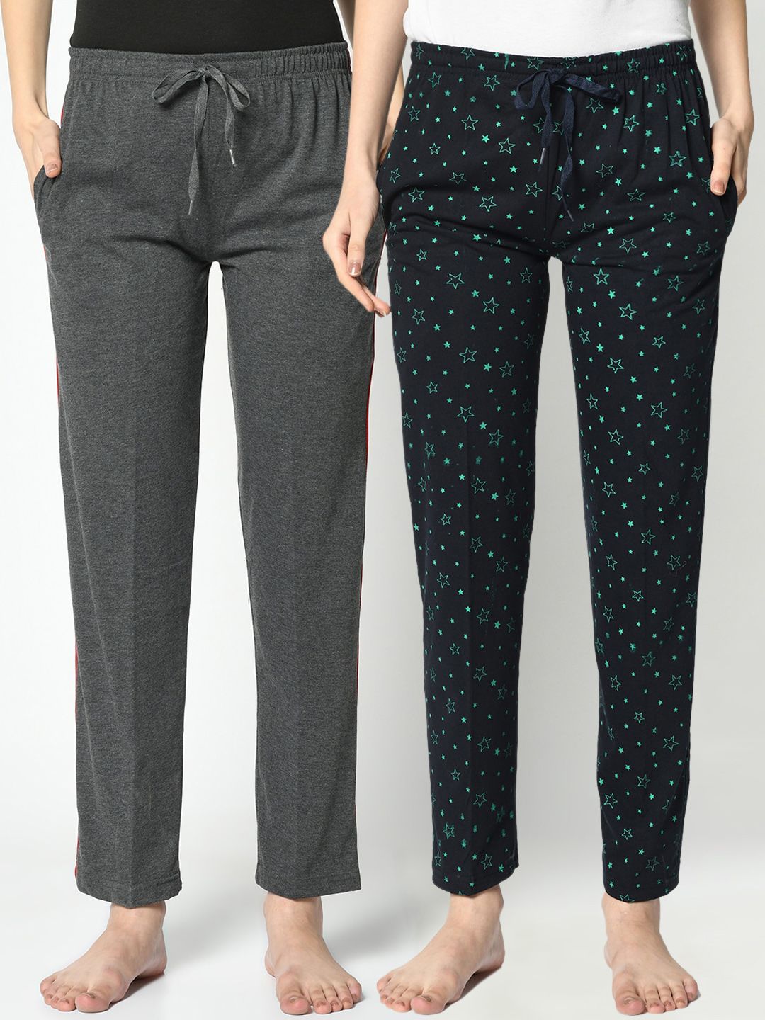 VIMAL JONNEY Women Pack Of 2 Lounge Pants Price in India