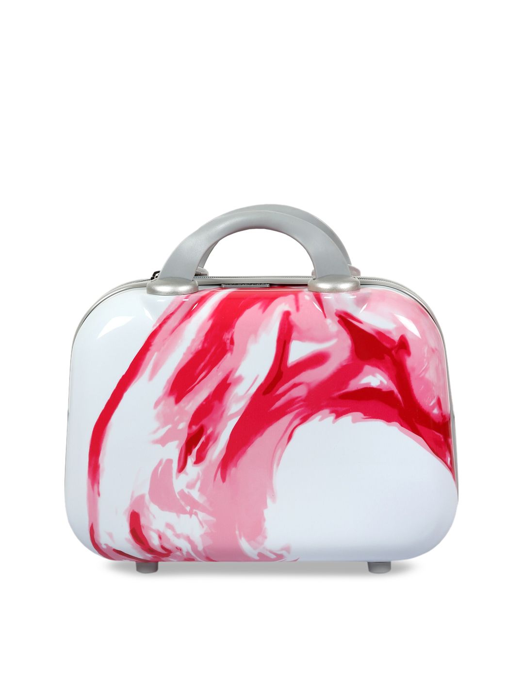 Polo Class Adult Red & White Printed Hard-Sided Cabin Vanity Bag Price in India